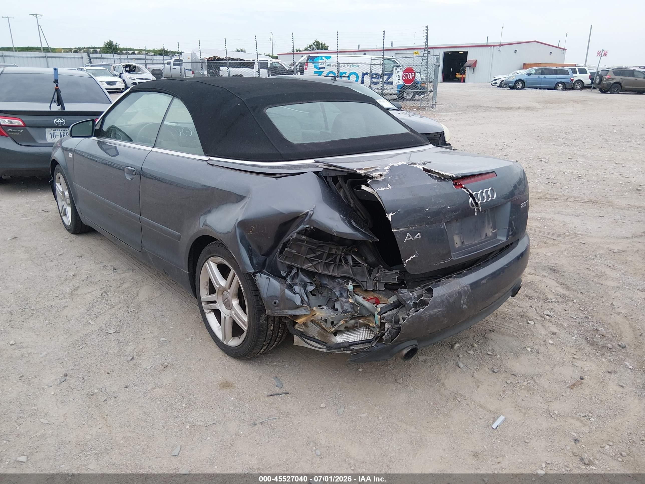 2008 Audi A4 2.0t Blue vin: WAUAF48H18K014975