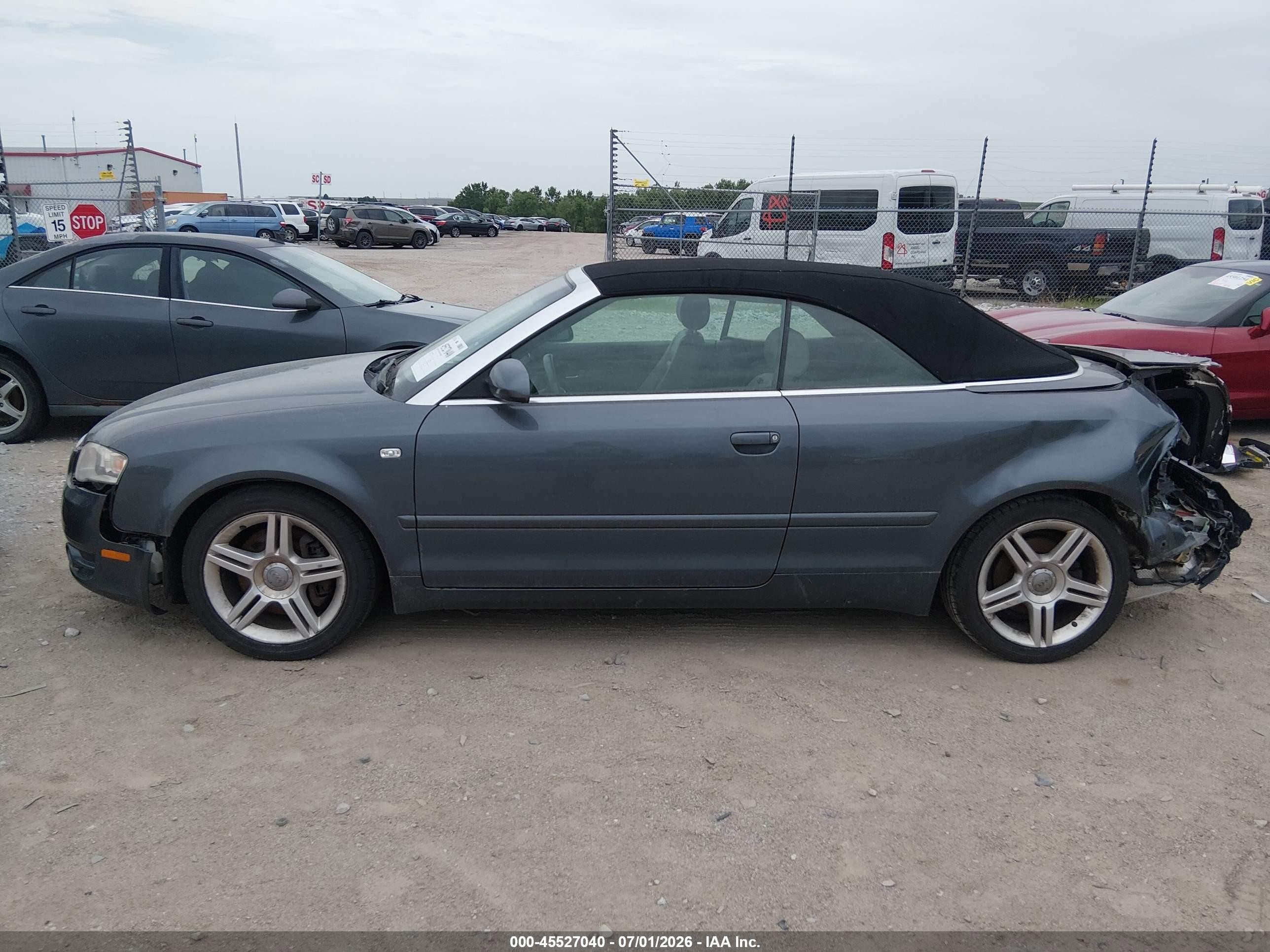 2008 Audi A4 2.0t Blue vin: WAUAF48H18K014975
