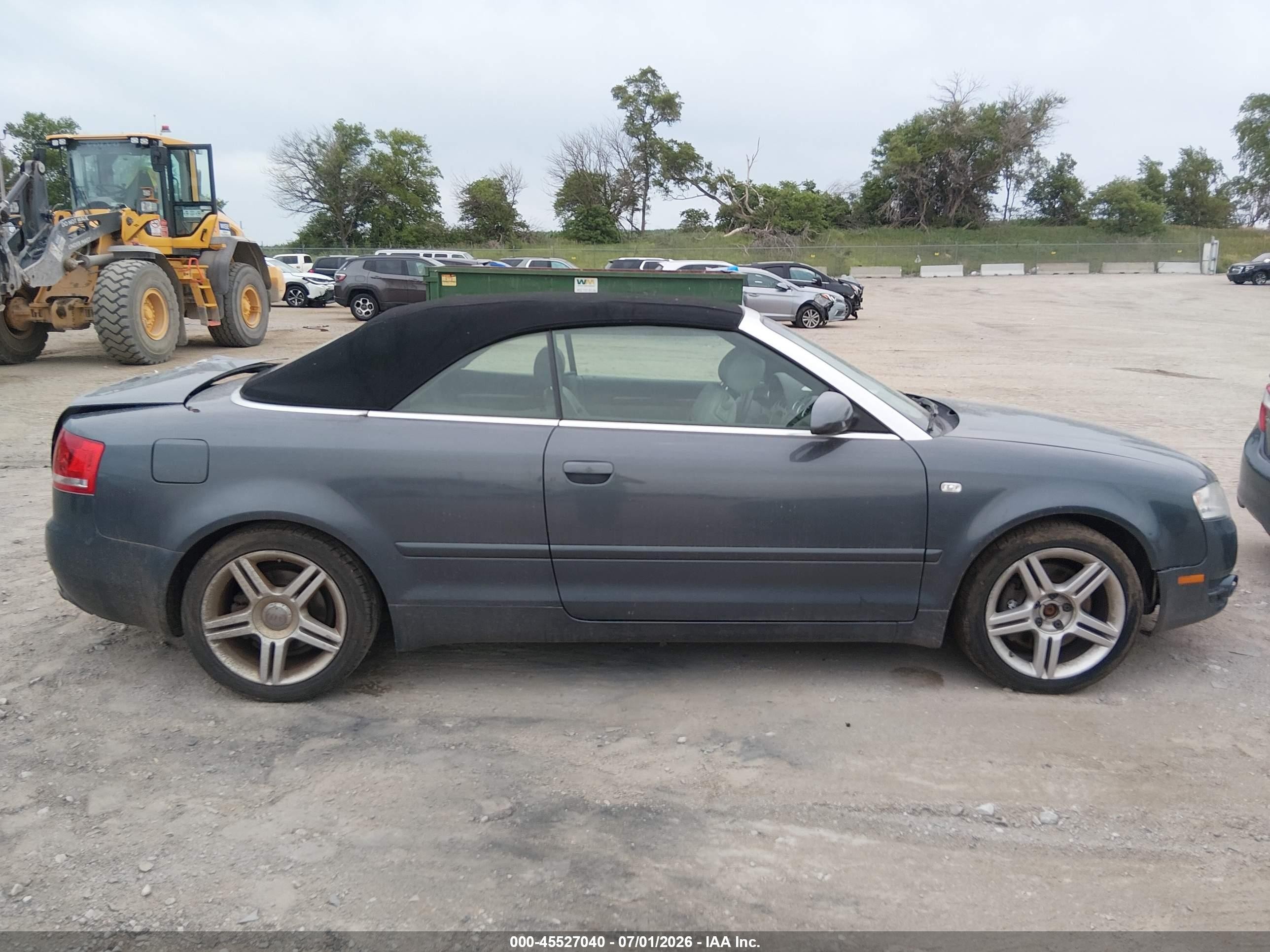 2008 Audi A4 2.0t Blue vin: WAUAF48H18K014975