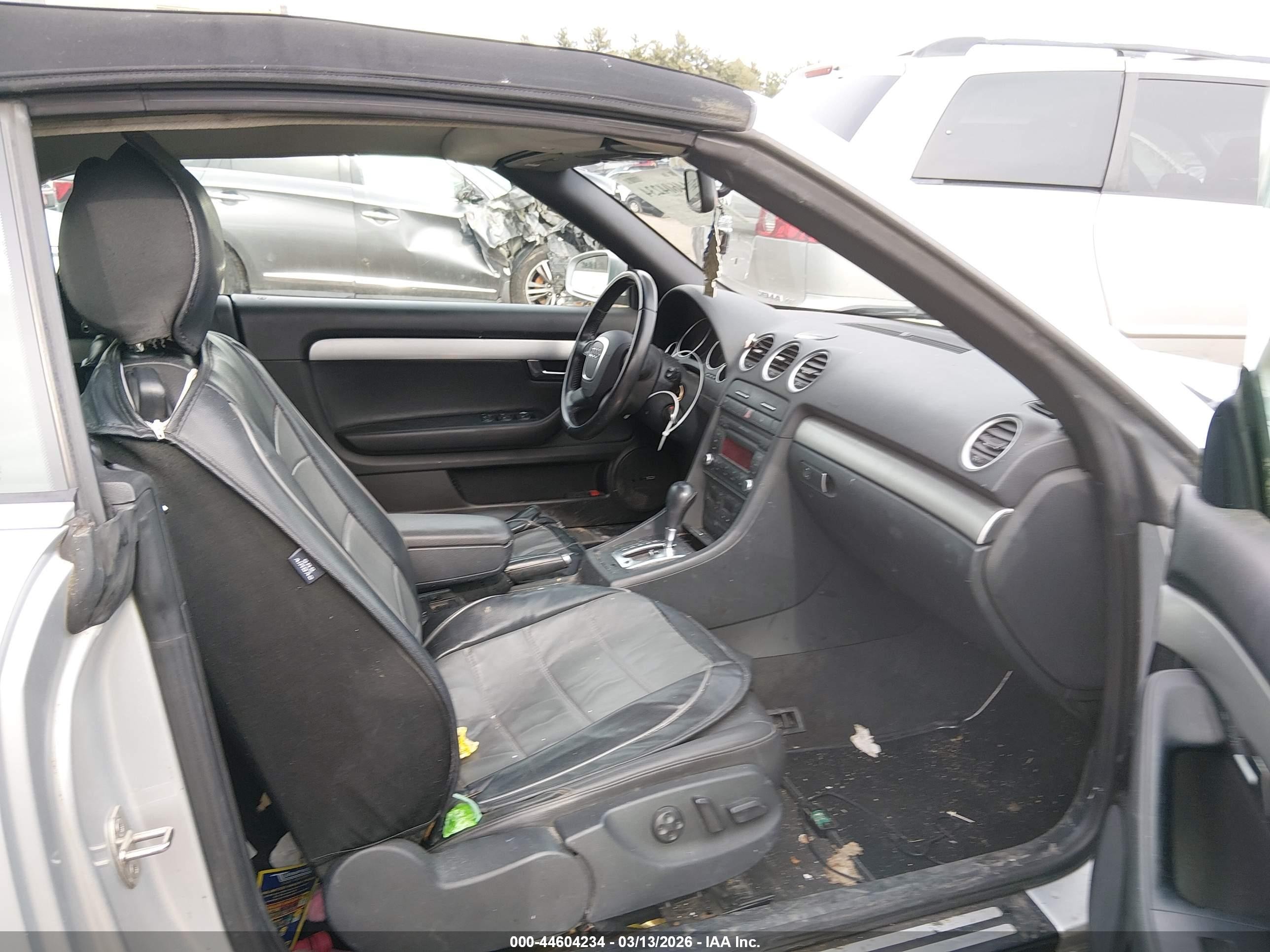 2007 Audi A4 2.0t Silver vin: WAUAF48H27K030228