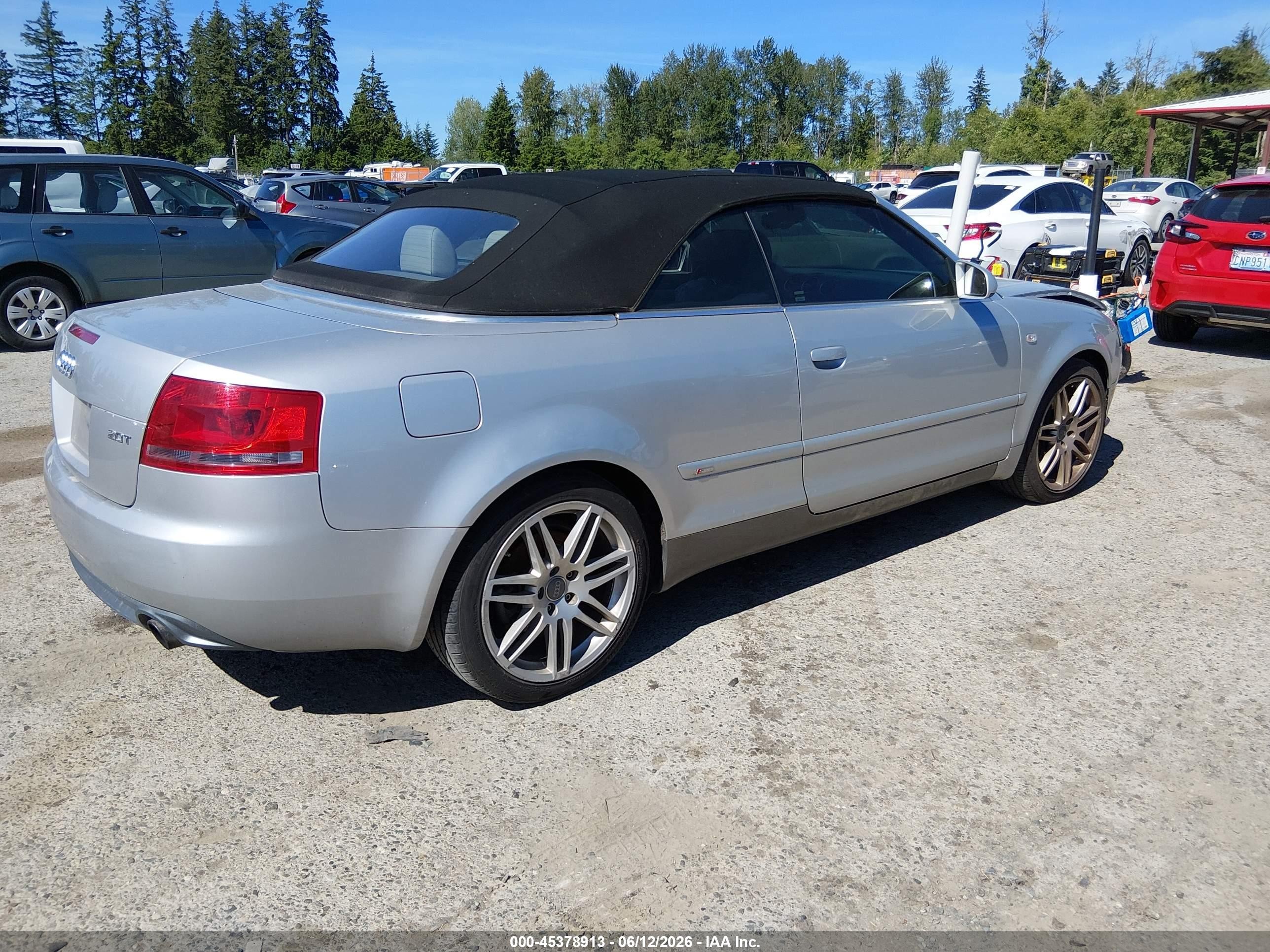 2009 Audi A4 2.0t Special Edition Silver vin: WAUAF48H39K008628
