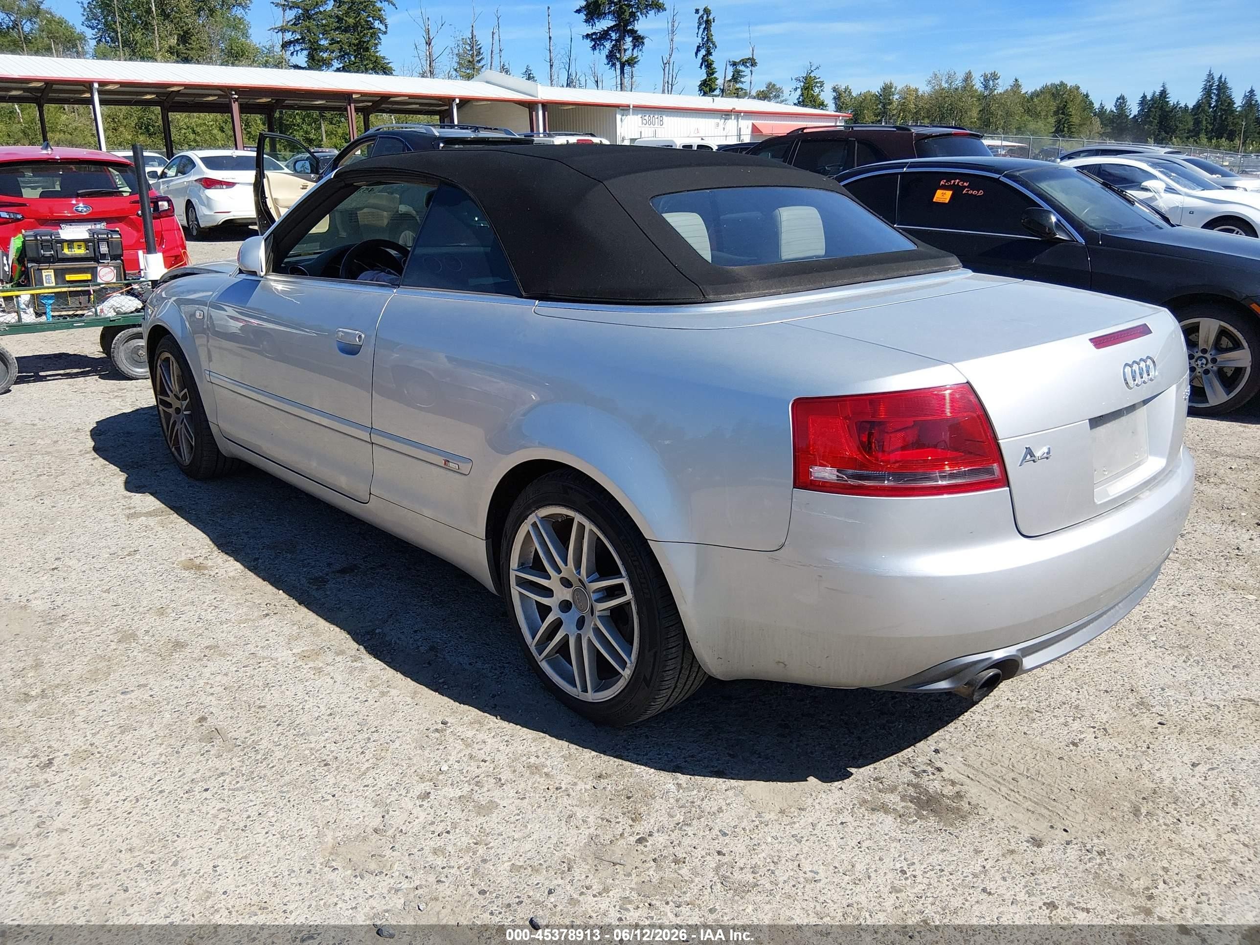 2009 Audi A4 2.0t Special Edition Silver vin: WAUAF48H39K008628
