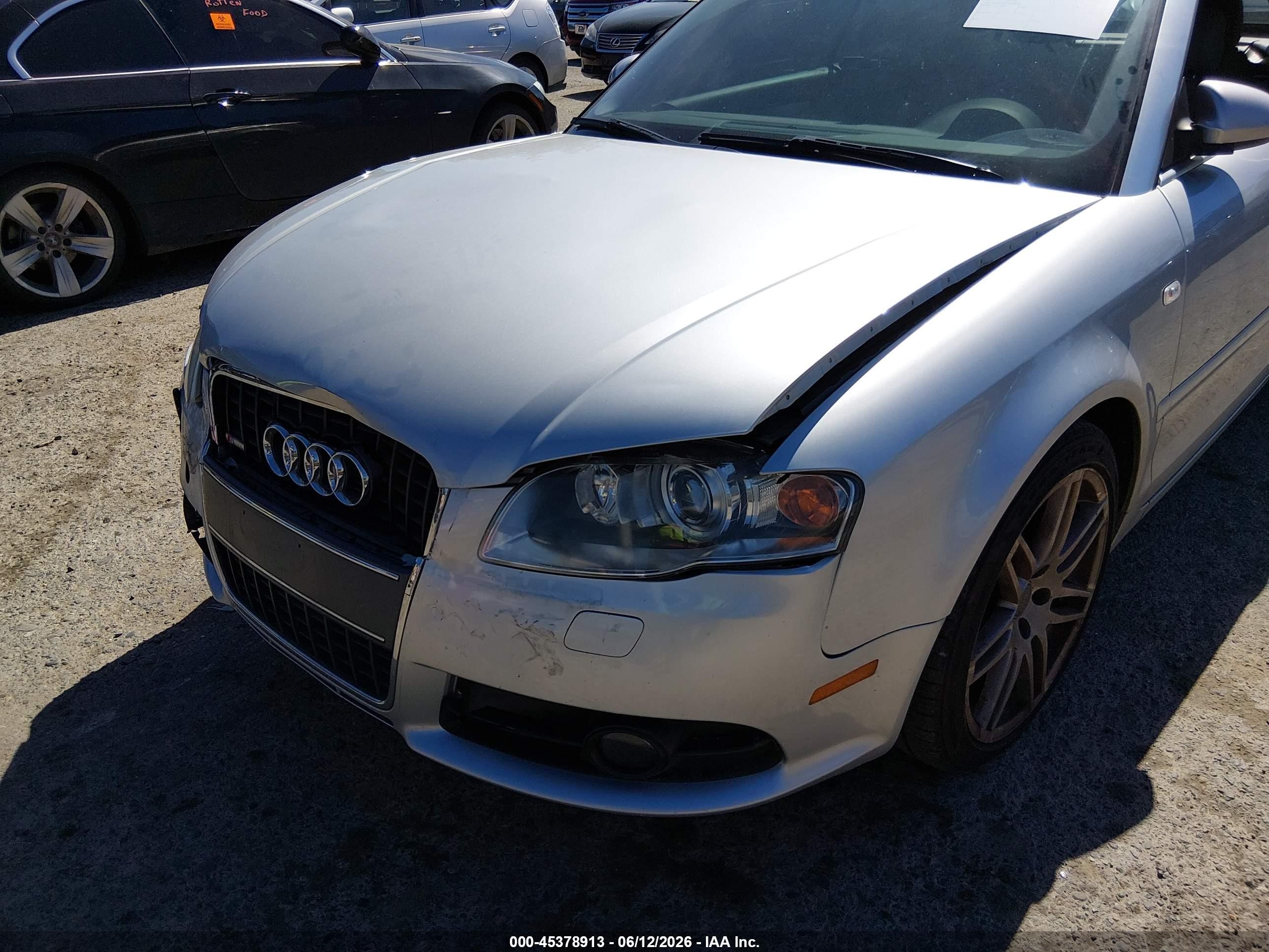 2009 Audi A4 2.0t Special Edition Silver vin: WAUAF48H39K008628