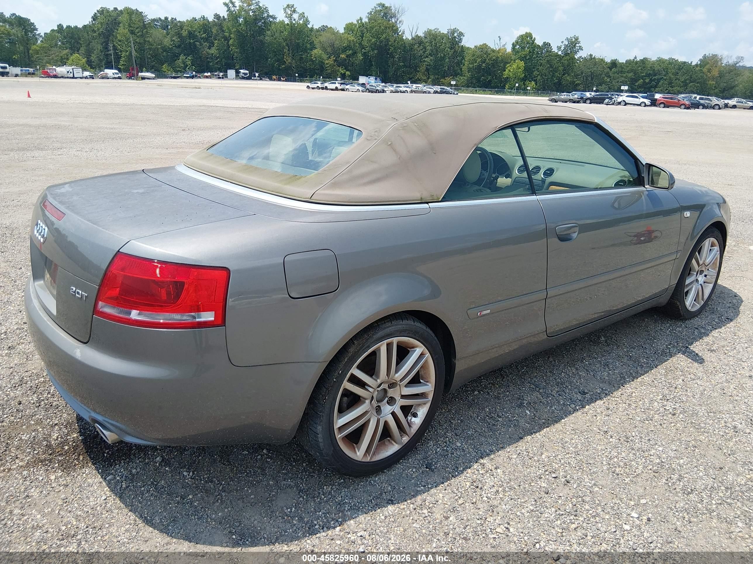 2009 Audi A4 2.0t Special Edition Gray vin: WAUAF48H49K009531