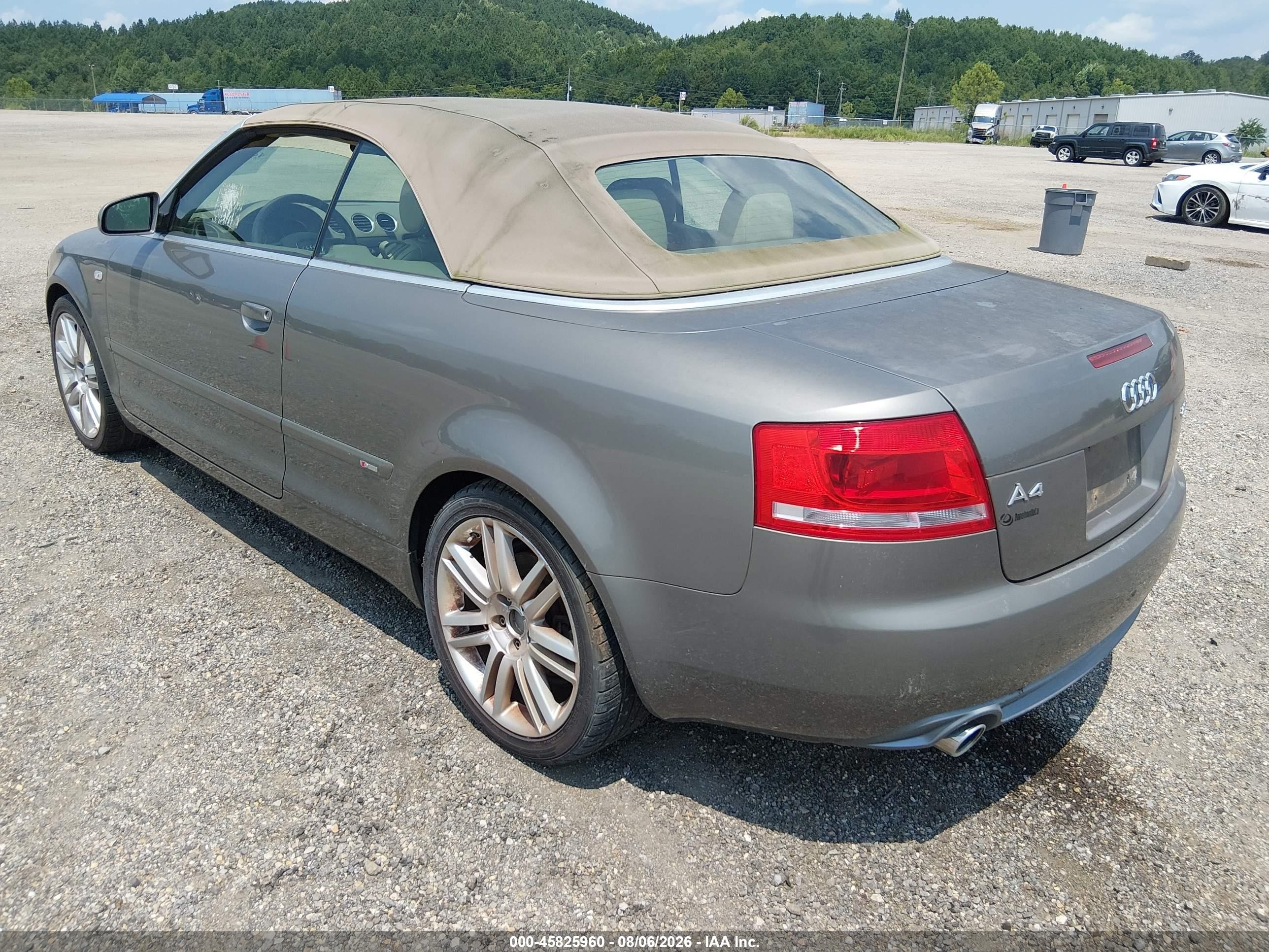2009 Audi A4 2.0t Special Edition Gray vin: WAUAF48H49K009531