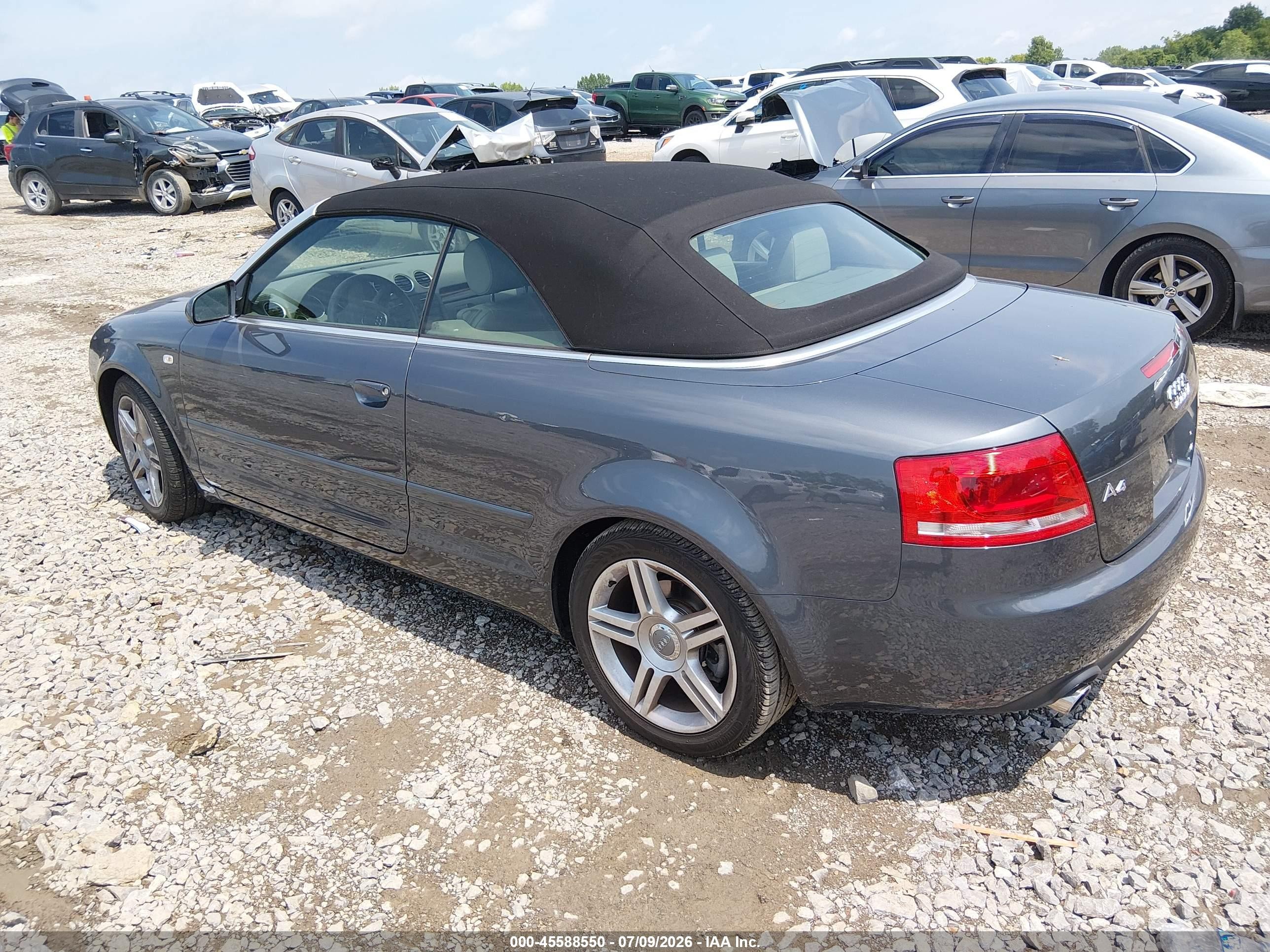 2007 Audi A4 2.0t Beige vin: WAUAF48H57K020602