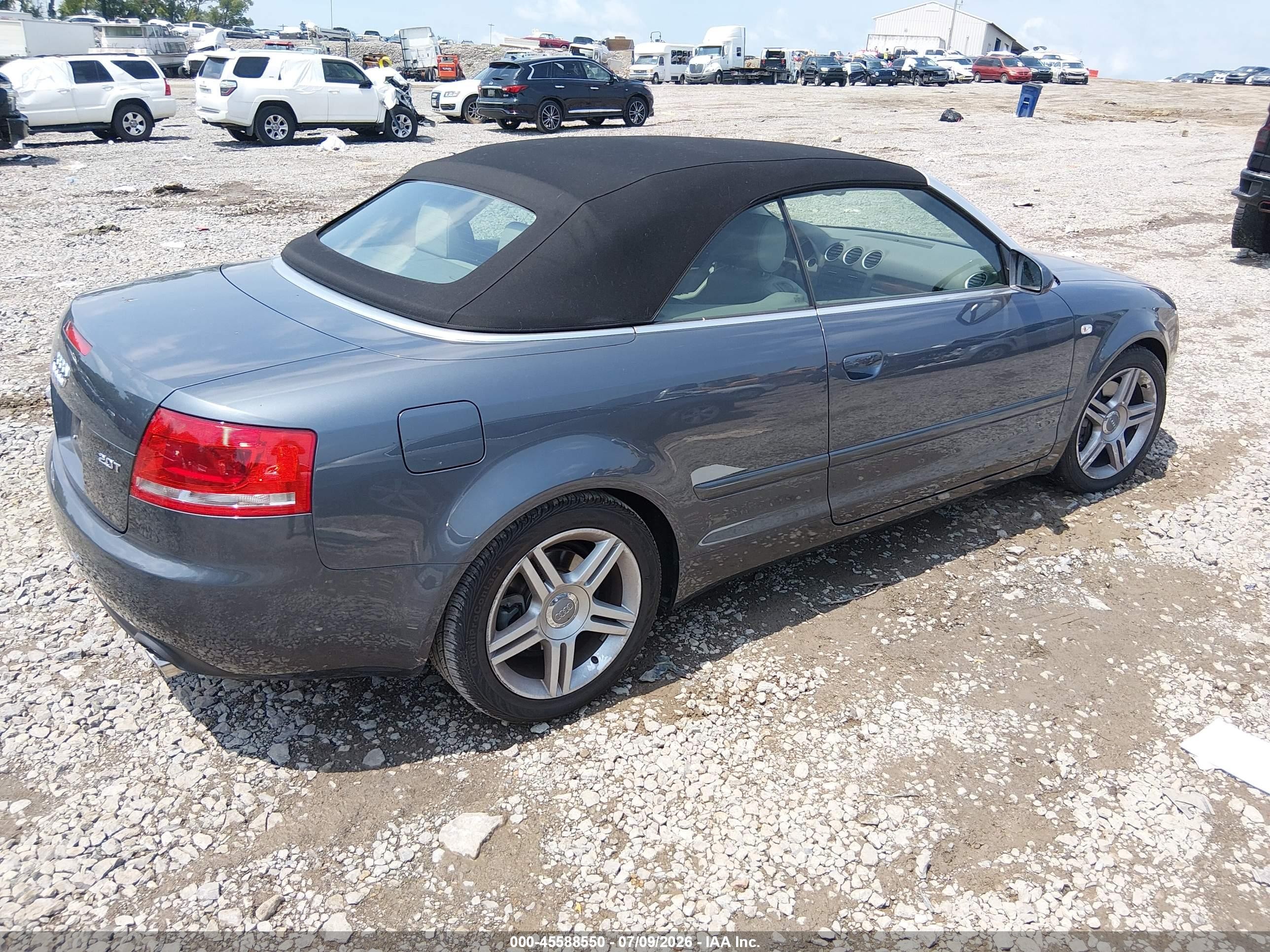 2007 Audi A4 2.0t Beige vin: WAUAF48H57K020602