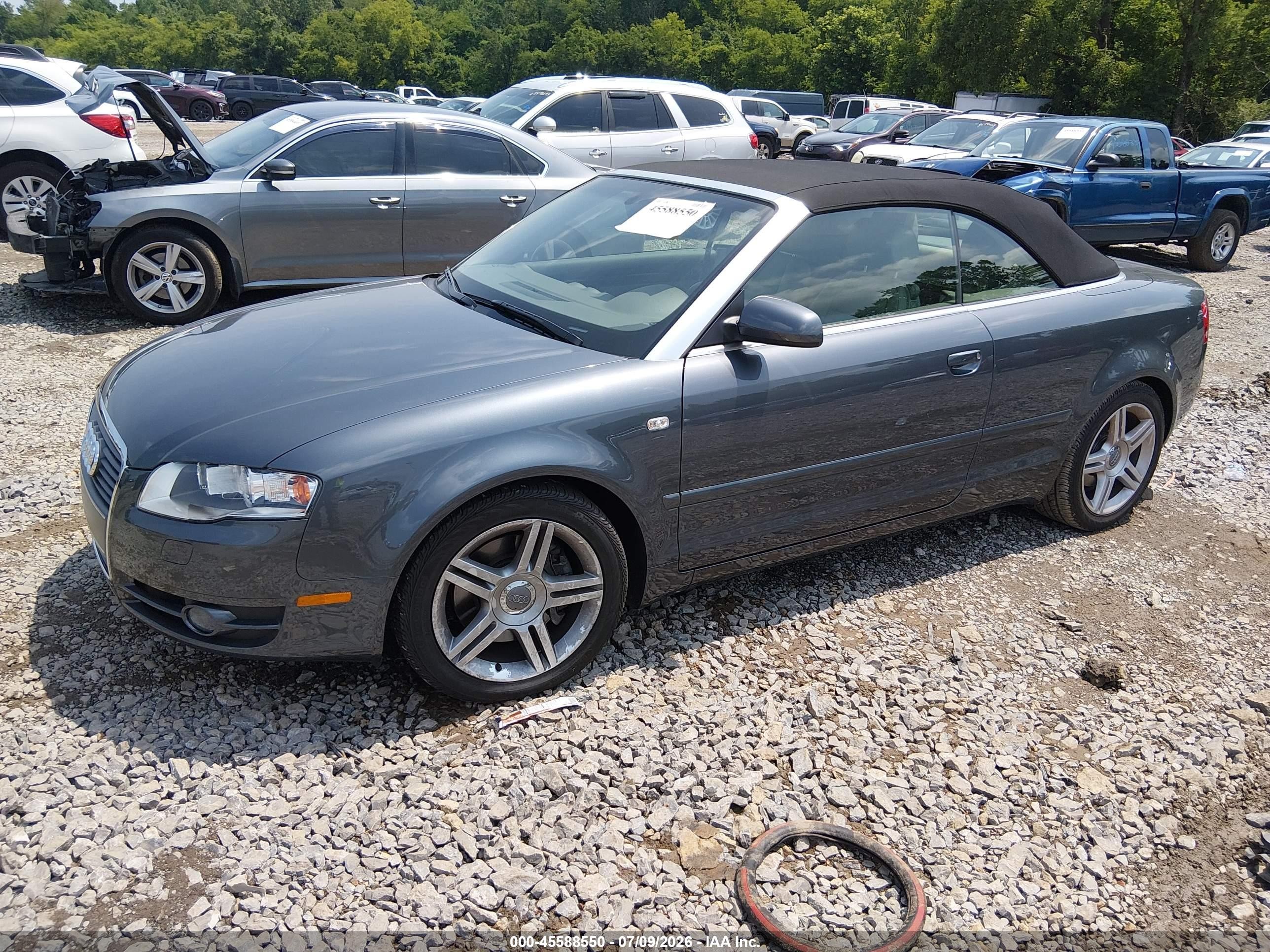 2007 Audi A4 2.0t Beige vin: WAUAF48H57K020602