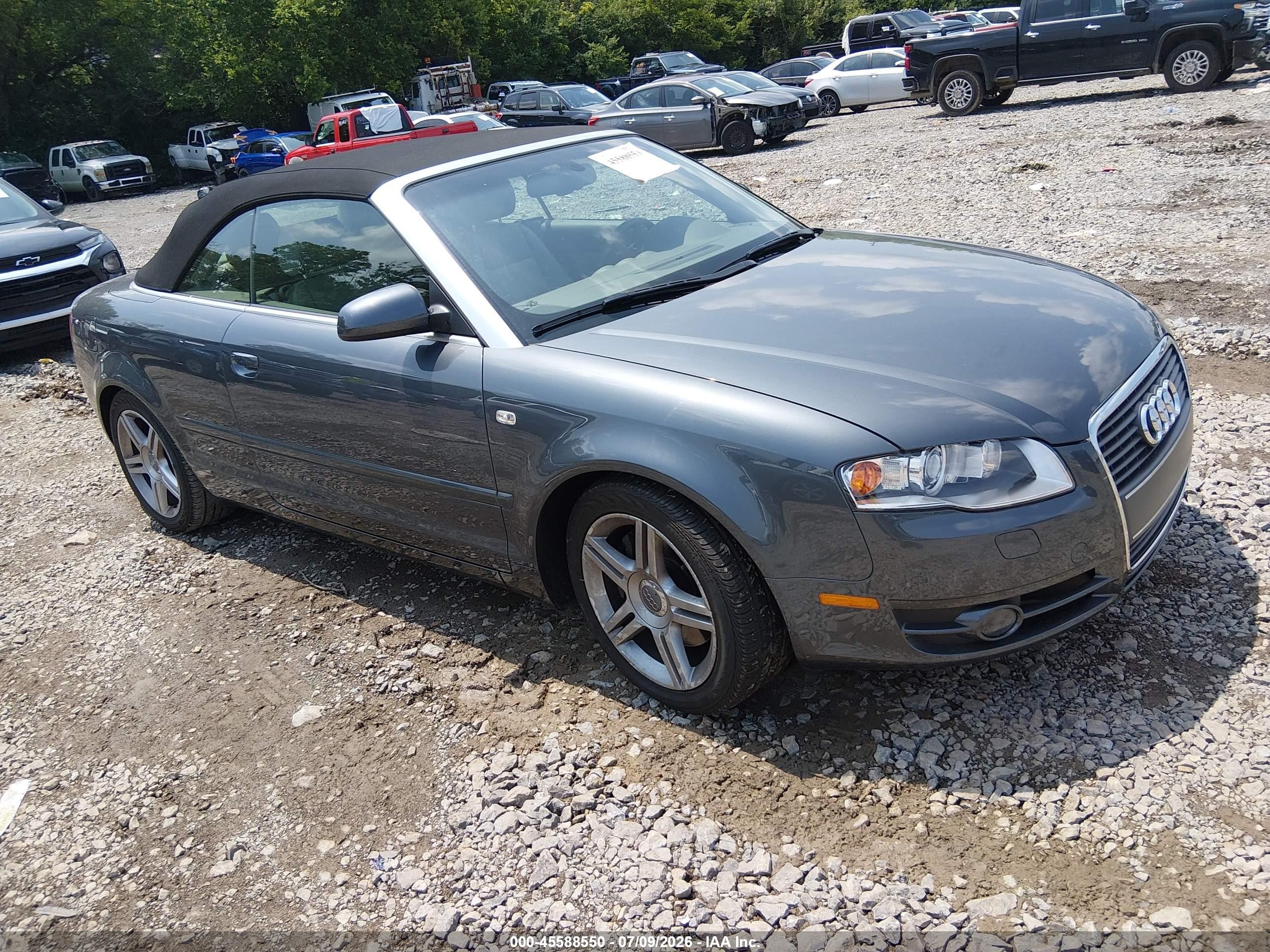 2007 Audi A4 2.0t Beige vin: WAUAF48H57K020602