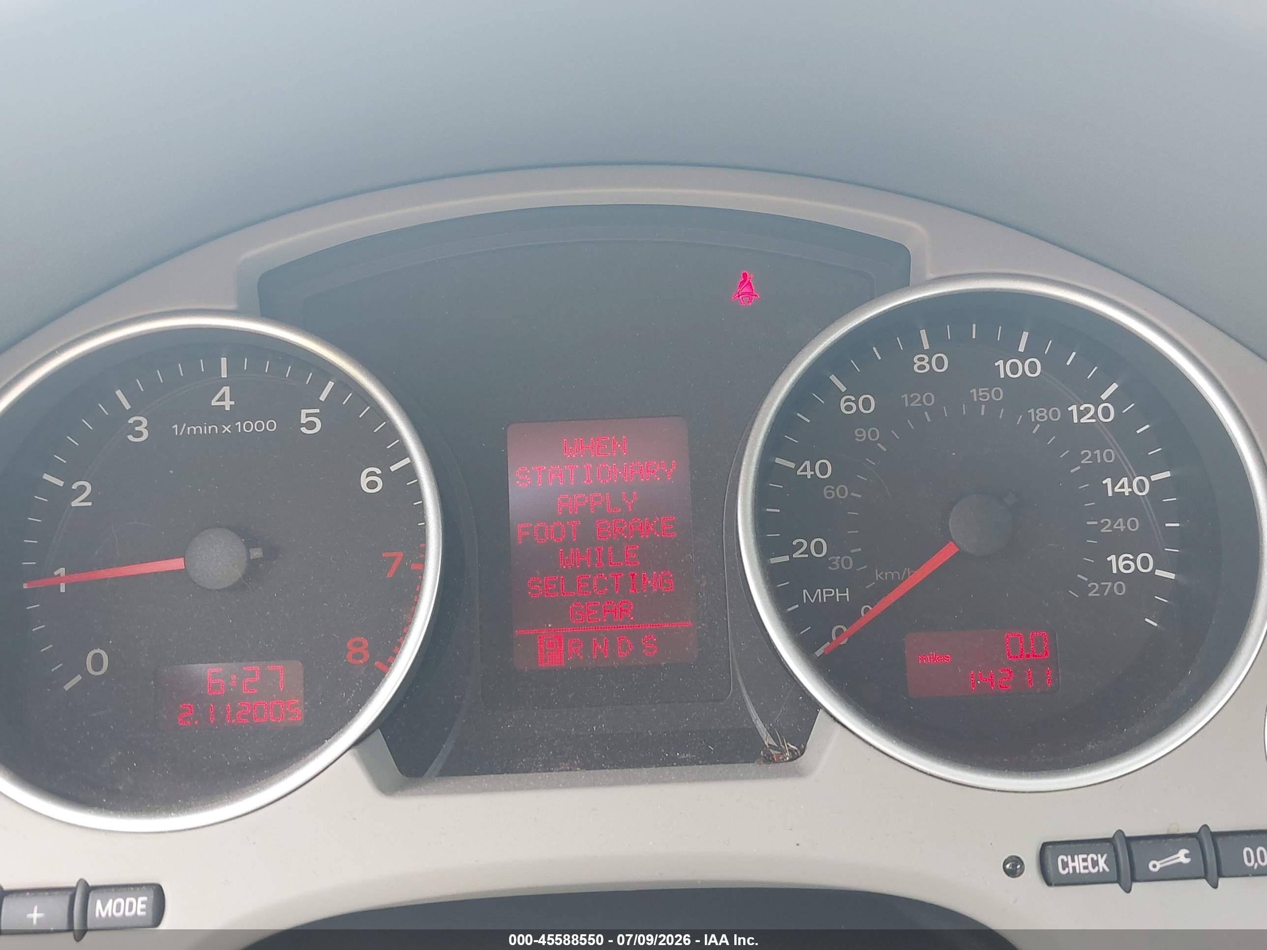2007 Audi A4 2.0t Beige vin: WAUAF48H57K020602