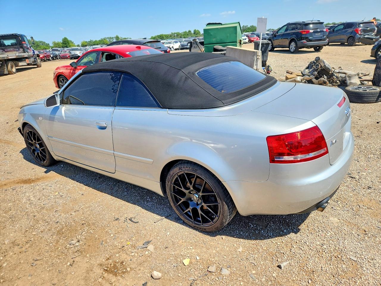 2008 Audi A4 2.0t Cabriolet Серебряный vin: WAUAF48H58K016535