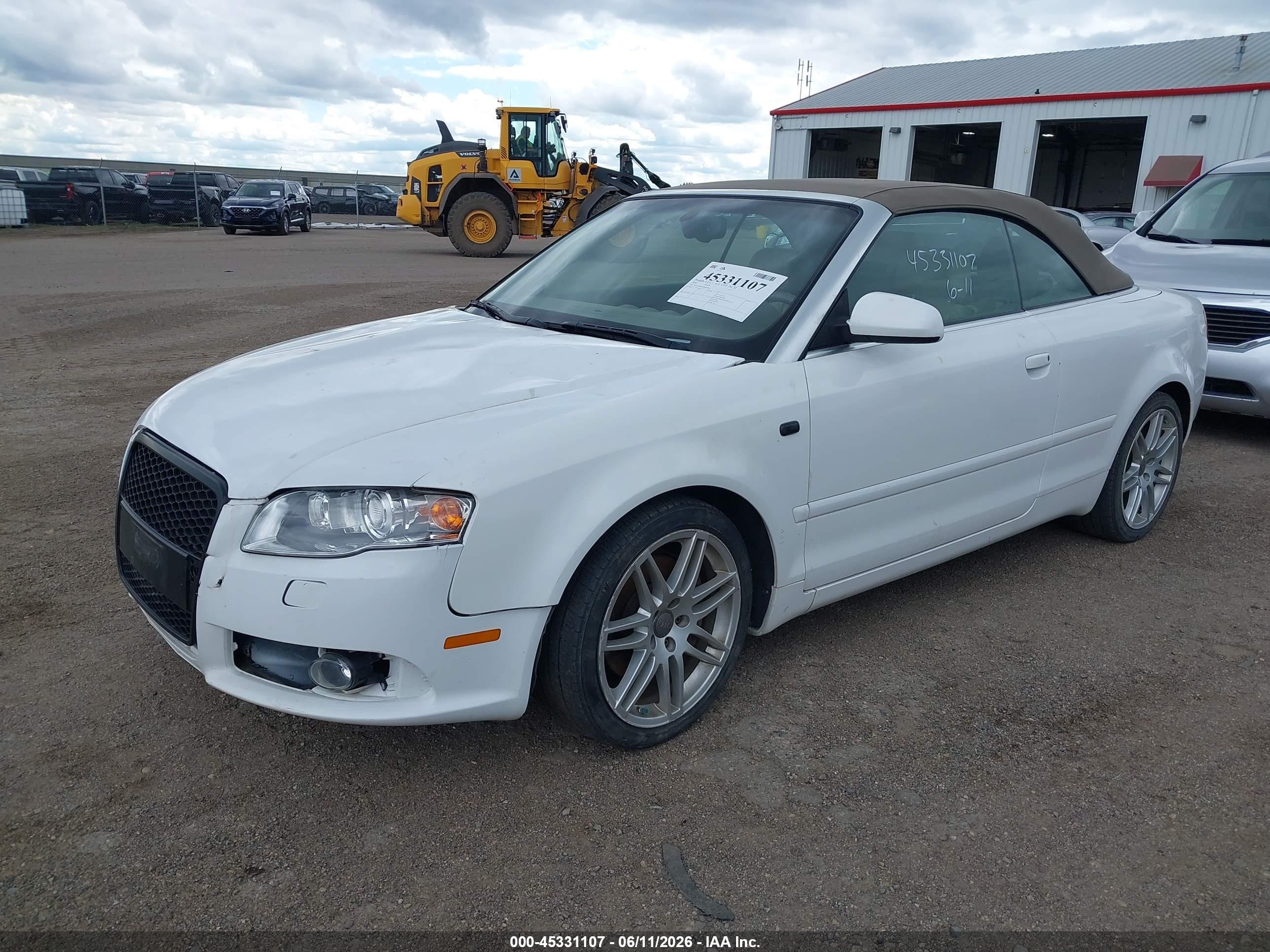 2009 Audi A4 2.0t Special Edition White vin: WAUAF48H59K007688