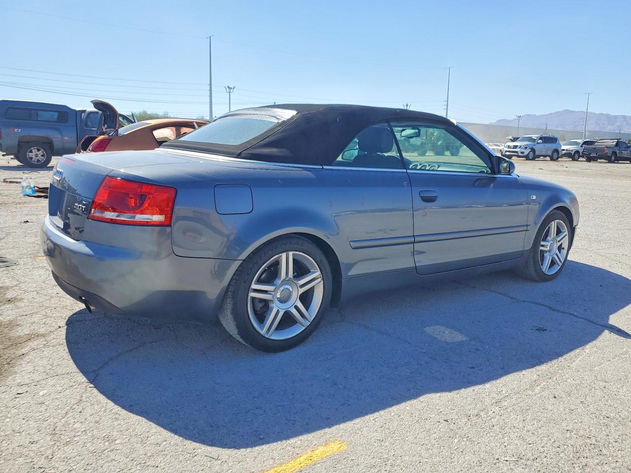2008 Audi A4 2.0t Cabriolet Silver vin: WAUAF48H88K007764