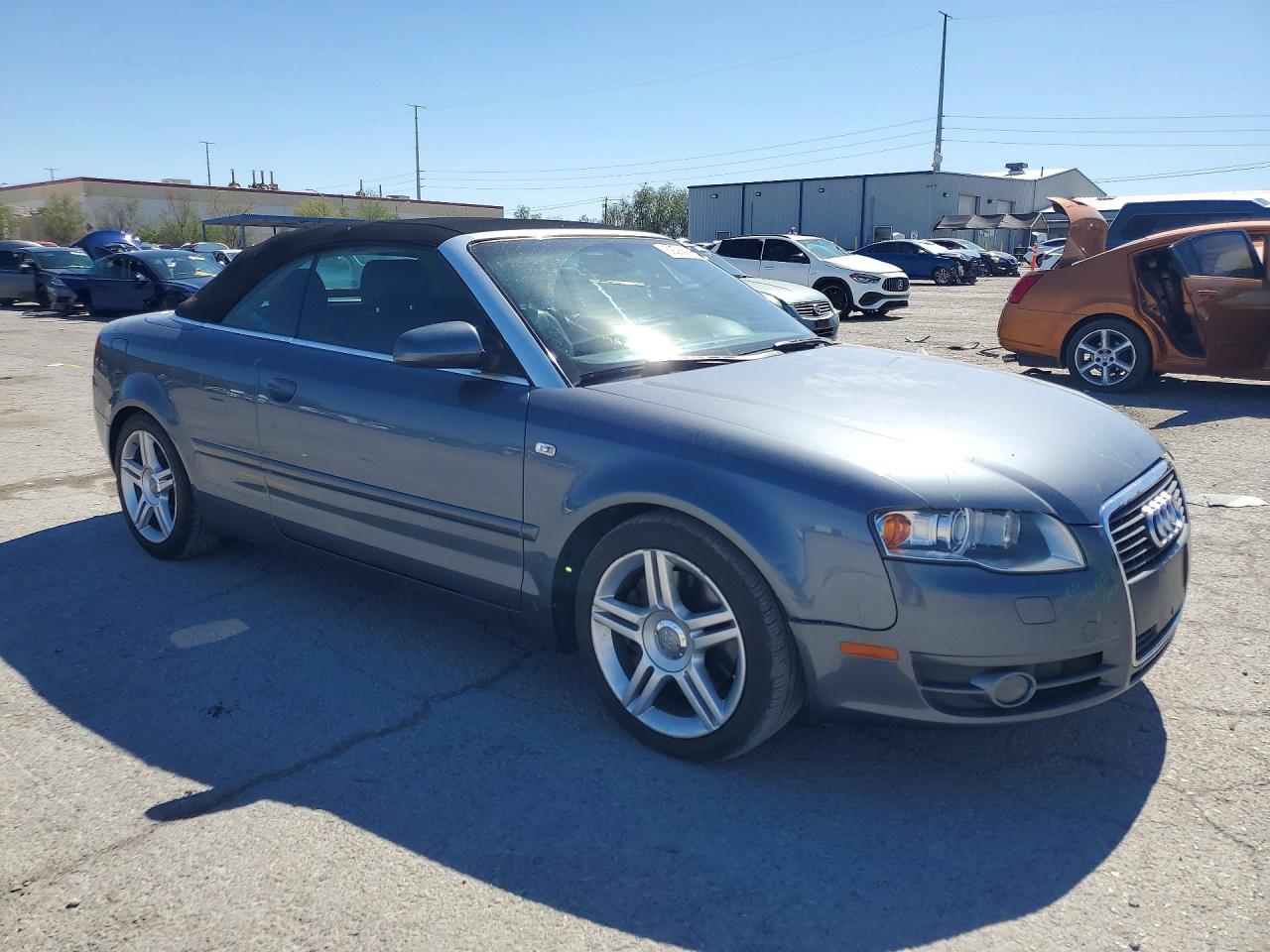2008 Audi A4 2.0t Cabriolet Silver vin: WAUAF48H88K007764