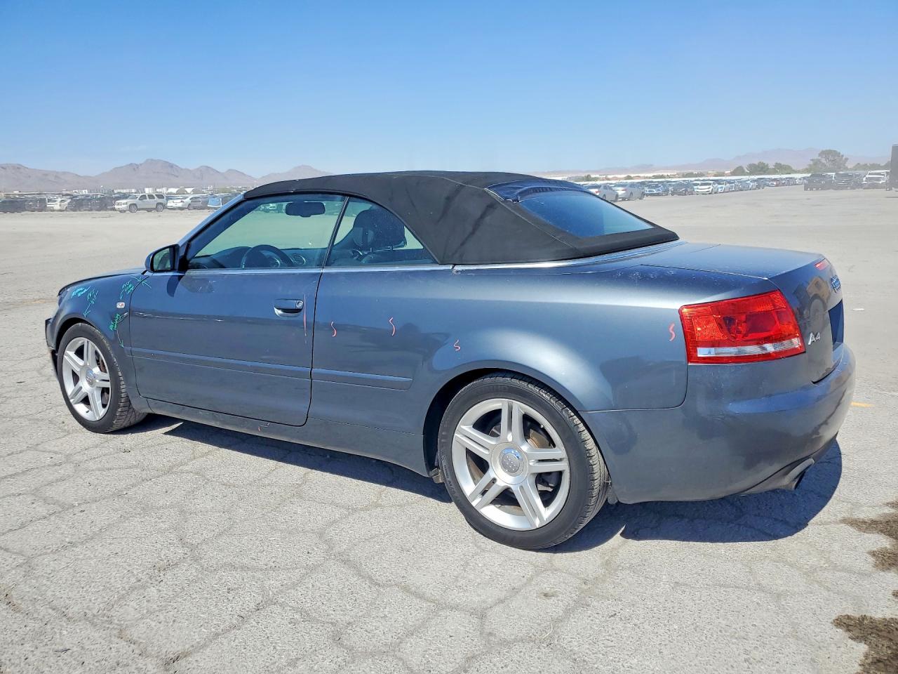 2008 Audi A4 2.0t Cabriolet Silver vin: WAUAF48H88K007764