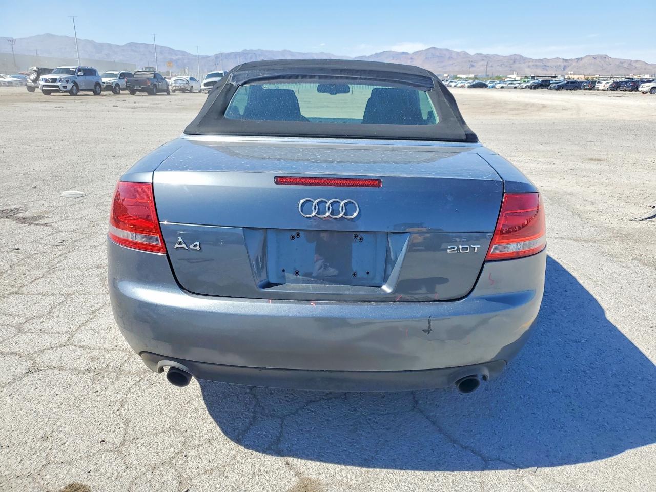 2008 Audi A4 2.0t Cabriolet Silver vin: WAUAF48H88K007764