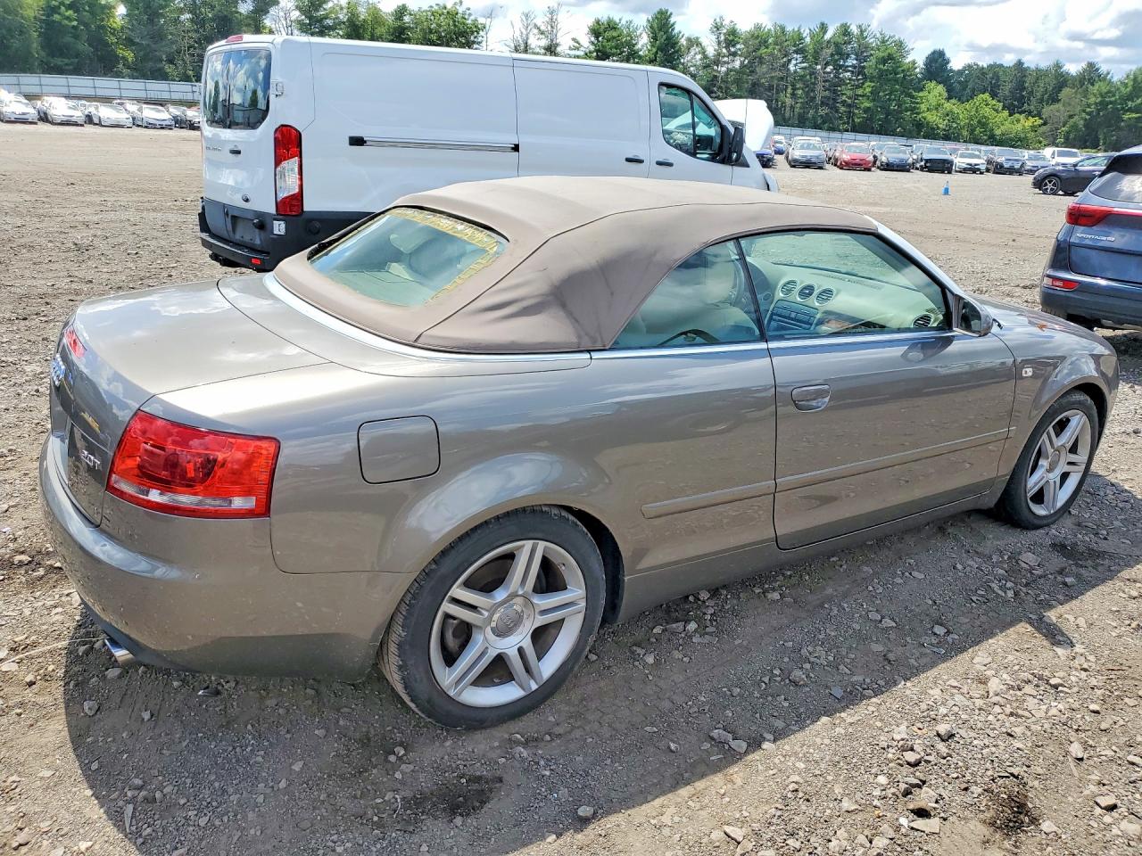 2008 Audi A4 2.0t Cabriolet Gray vin: WAUAF48H98K001536