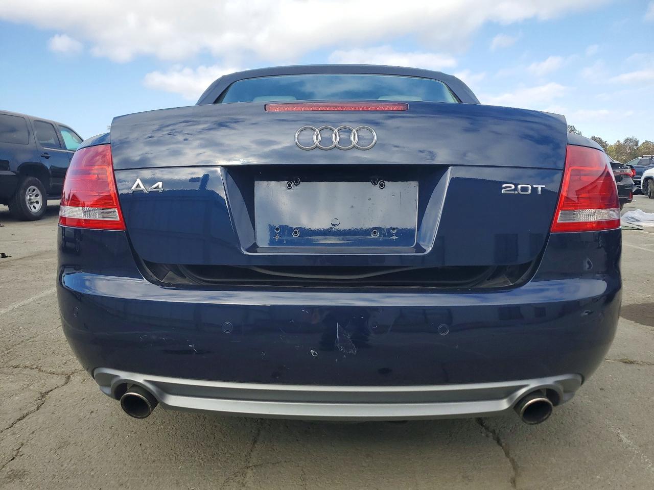 2009 Audi A4 2.0t Cabriolet Blue vin: WAUAF48H99K009640