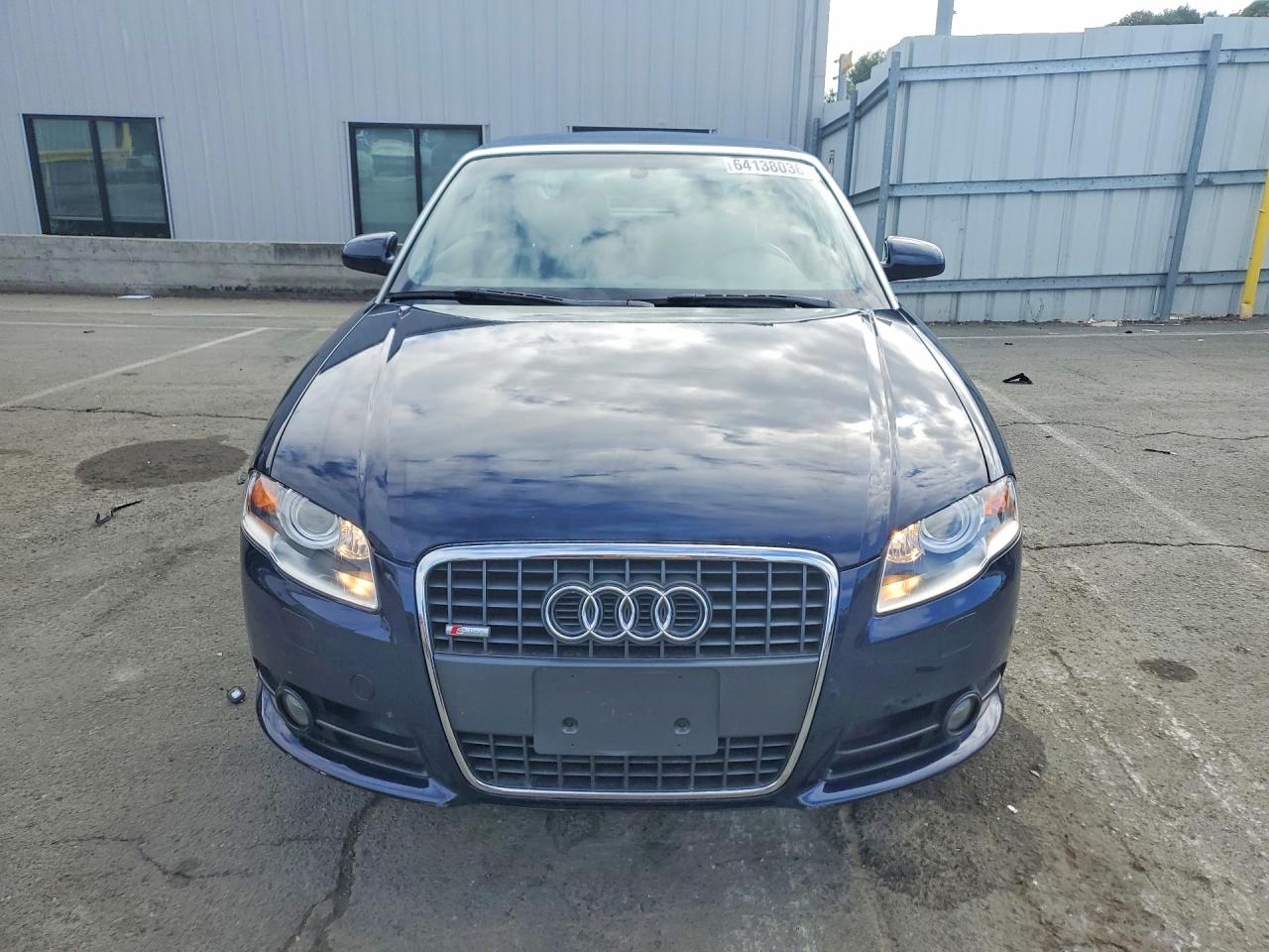2009 Audi A4 2.0t Cabriolet Blue vin: WAUAF48H99K009640