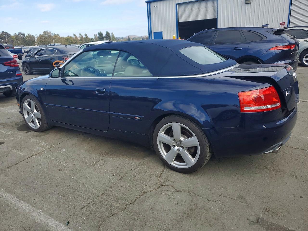2009 Audi A4 2.0t Cabriolet Blue vin: WAUAF48H99K009640