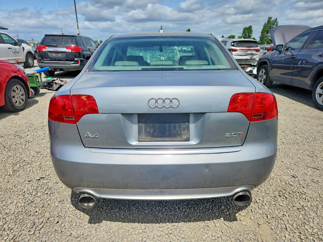 2005 Audi A4 2.0t Серый vin: WAUAF68E55A474580