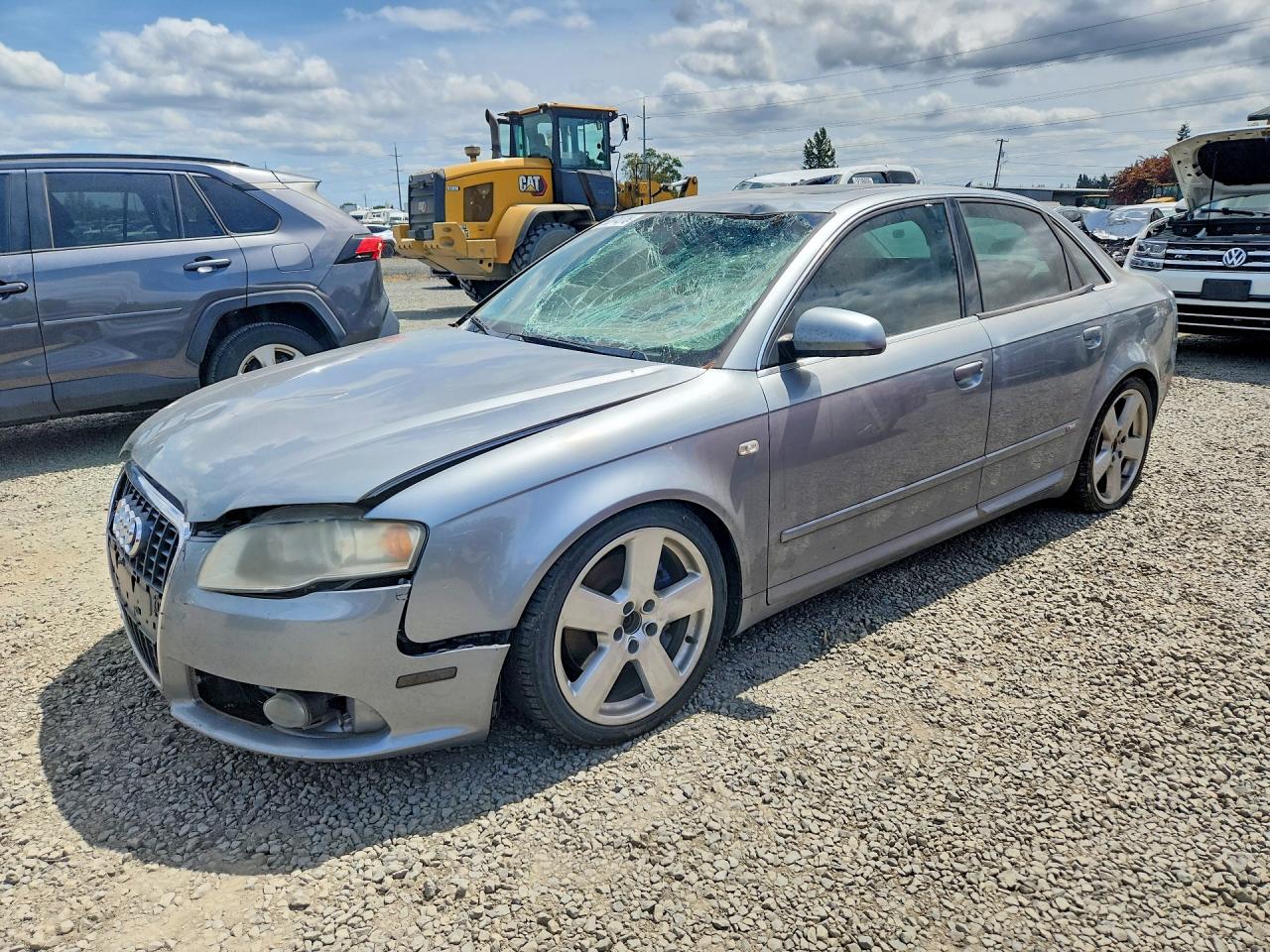 2005 Audi A4 2.0t Серый vin: WAUAF68E55A474580