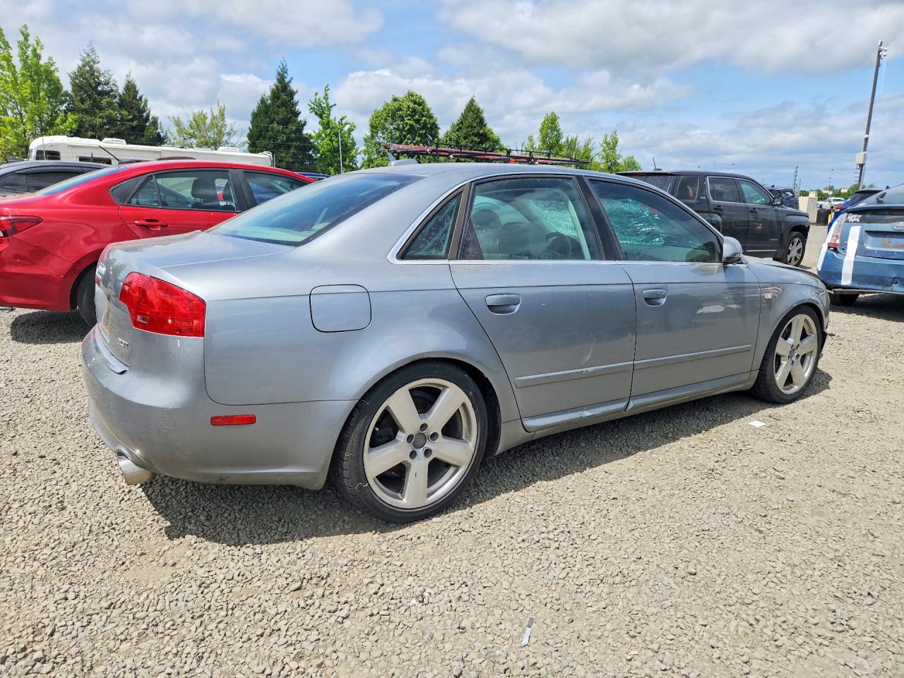 2005 Audi A4 2.0t Серый vin: WAUAF68E55A474580