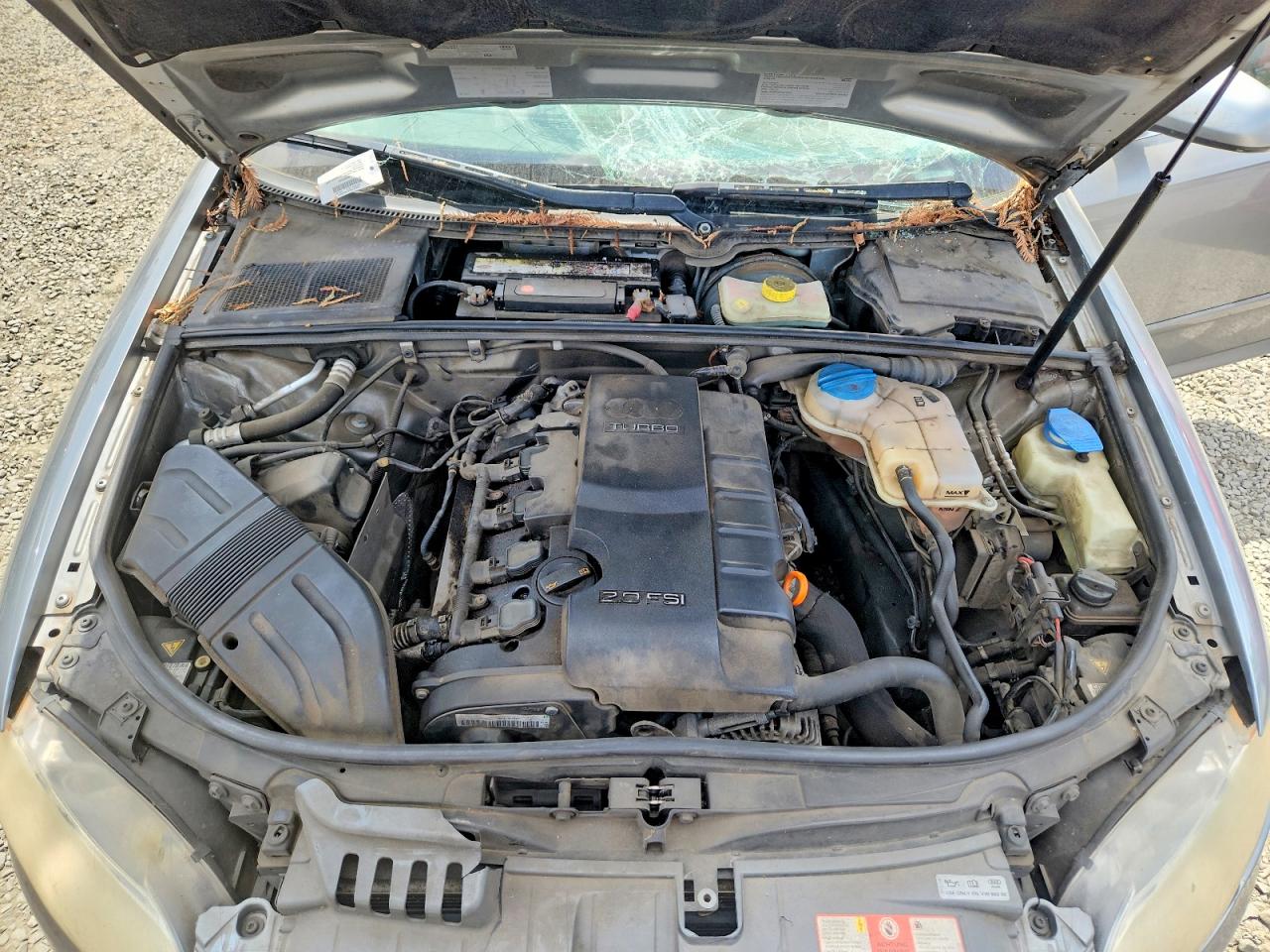 2005 Audi A4 2.0t Серый vin: WAUAF68E55A474580