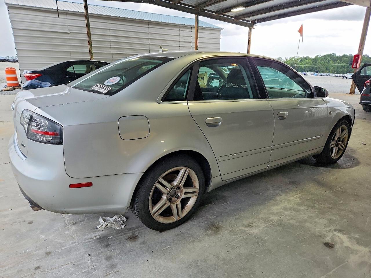 2007 Audi A4 2 Silver vin: WAUAF78E07A200759