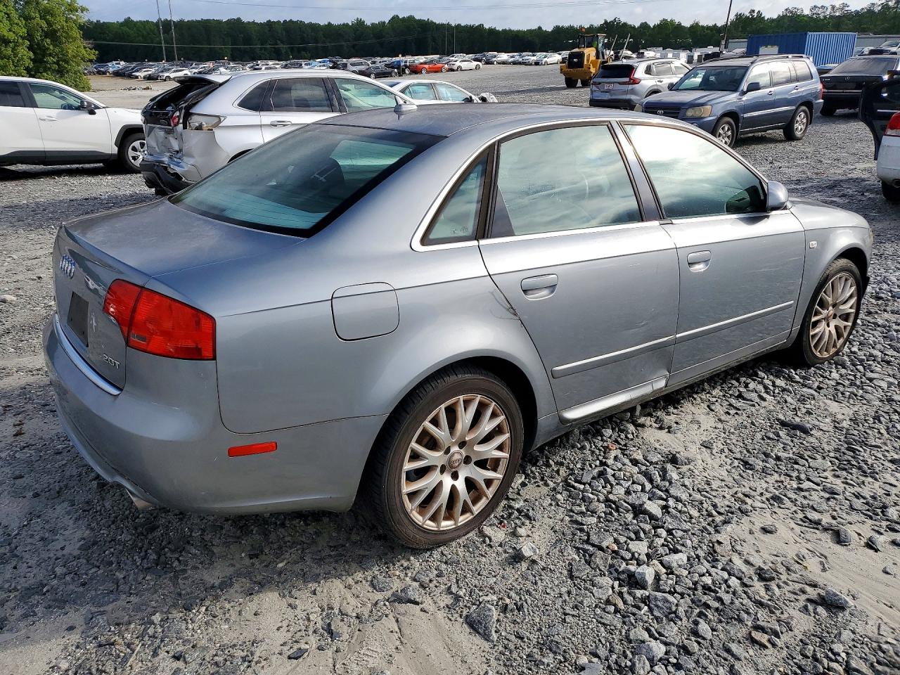 2008 Audi A4 2.0t Gray vin: WAUAF78E18A134837