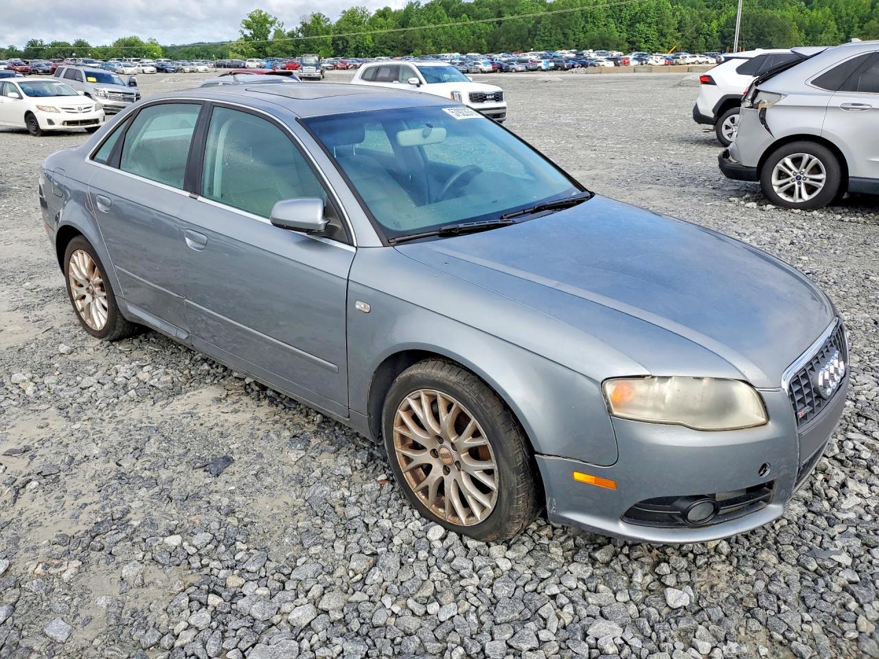2008 Audi A4 2.0t Gray vin: WAUAF78E18A134837