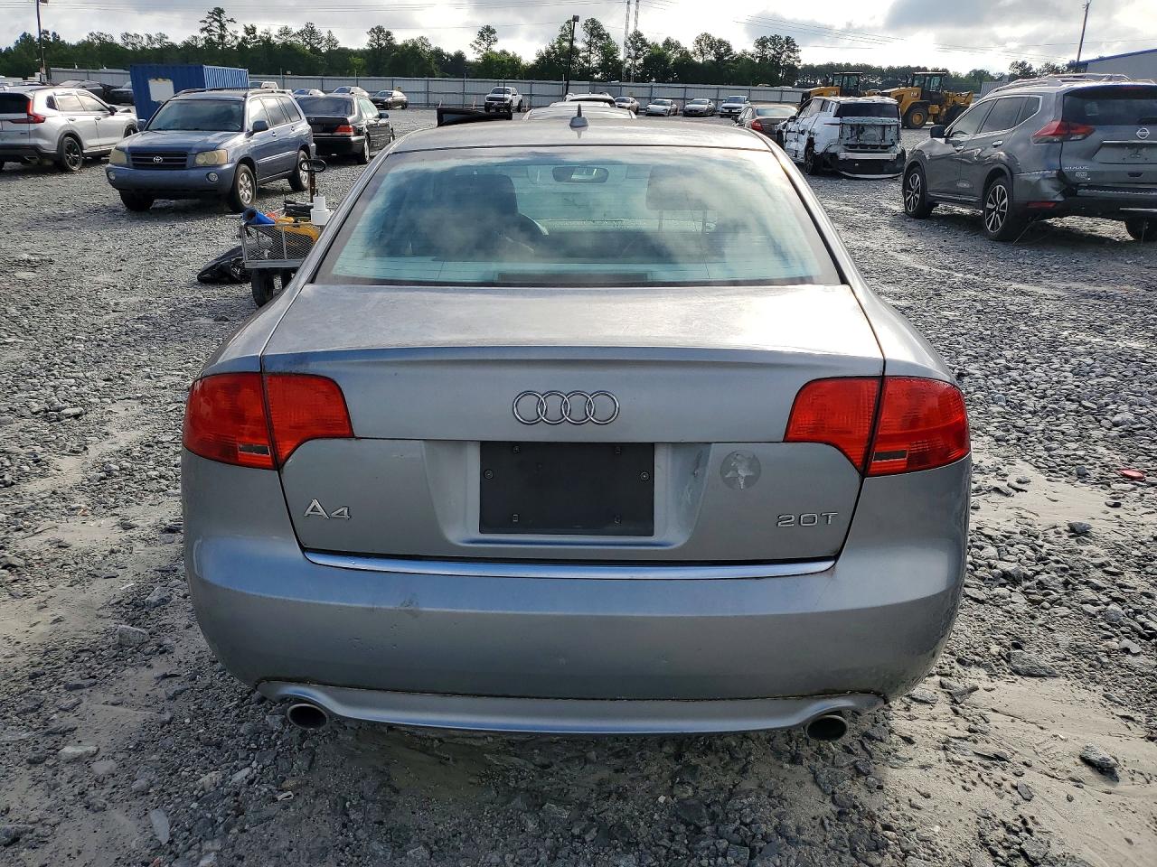 2008 Audi A4 2.0t Gray vin: WAUAF78E18A134837