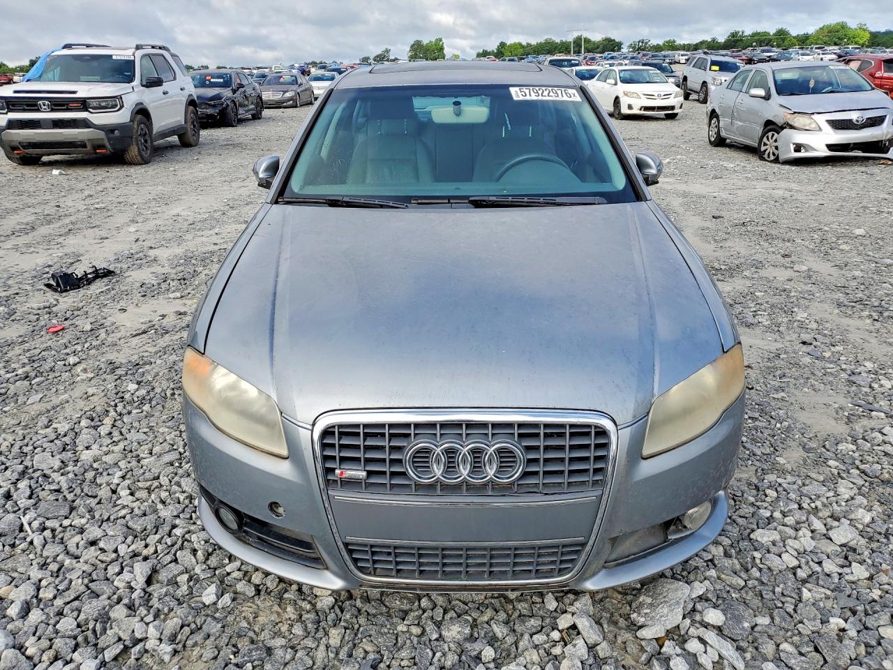2008 Audi A4 2.0t Gray vin: WAUAF78E18A134837