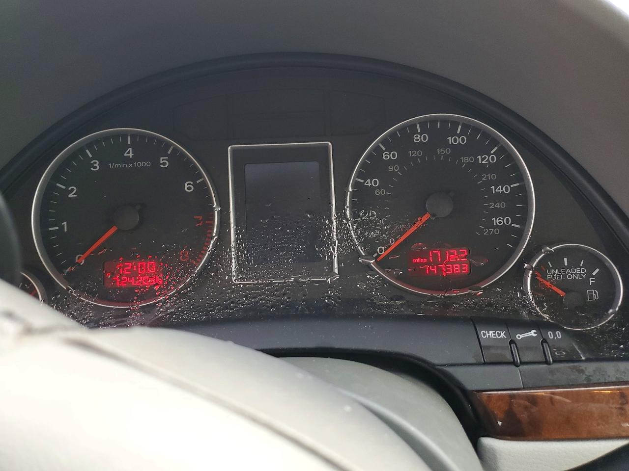 2008 Audi A4 2.0t Gray vin: WAUAF78E18A134837
