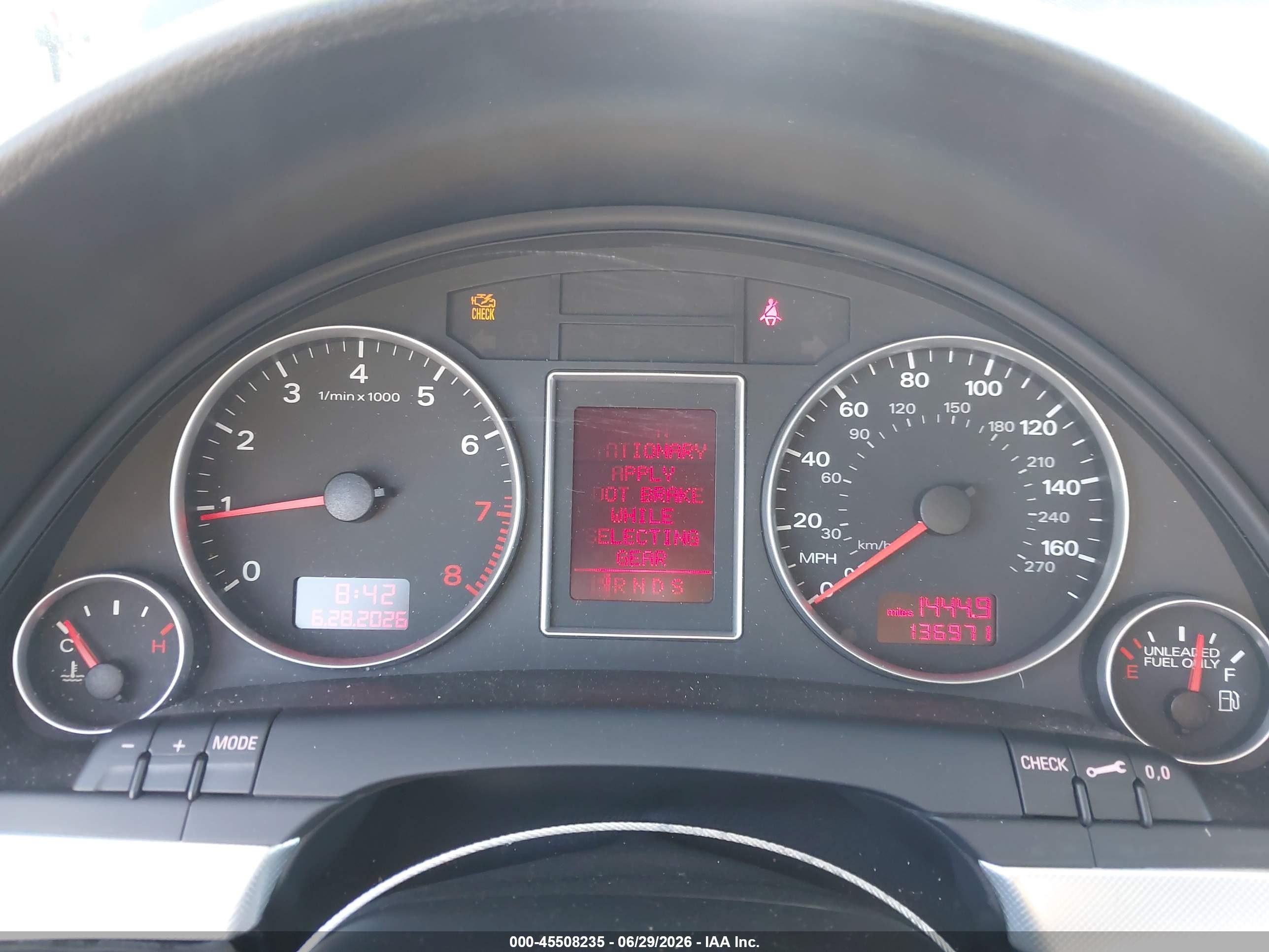 2006 Audi A4 2.0t Black vin: WAUAF78E26A278684
