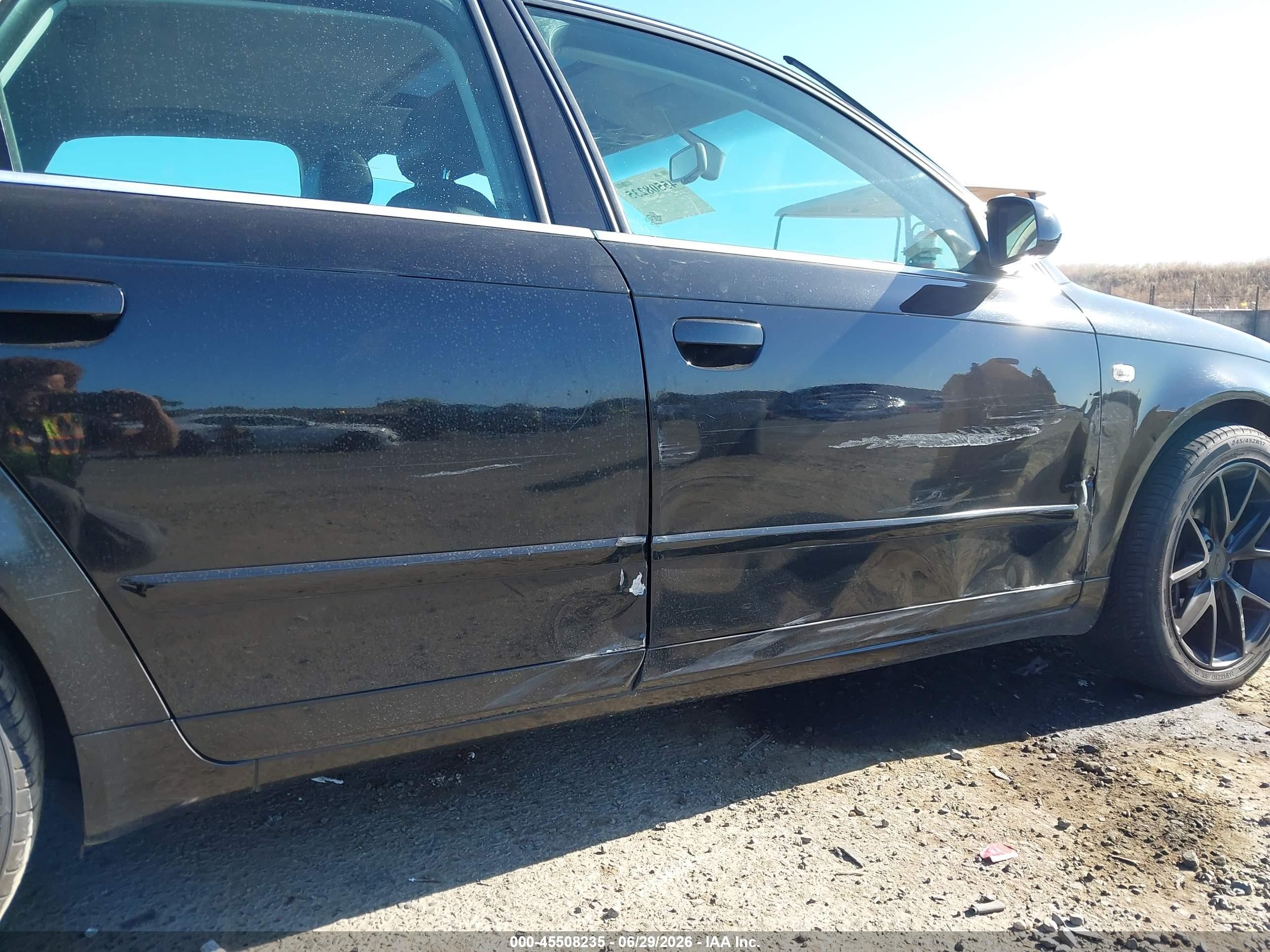 2006 Audi A4 2.0t Black vin: WAUAF78E26A278684