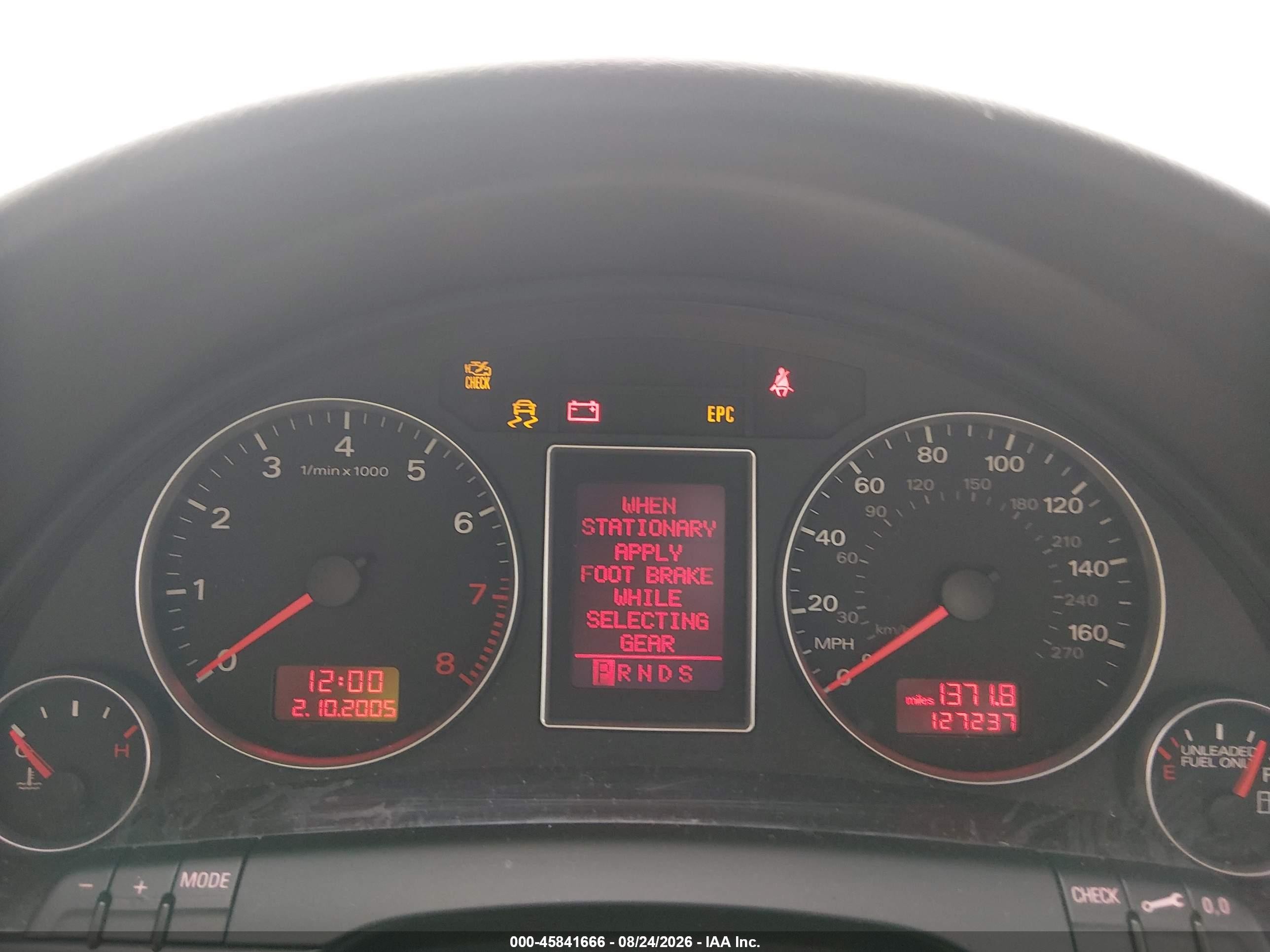 2007 Audi A4 2.0t Black vin: WAUAF78E27A112523