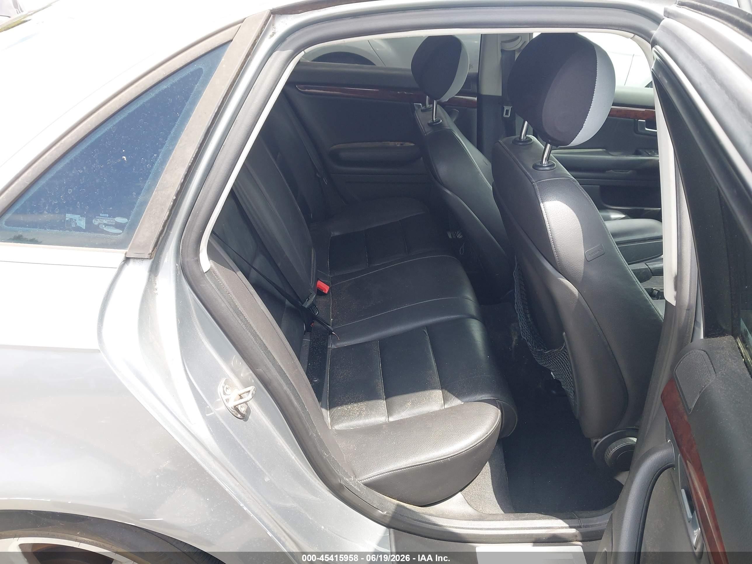2006 Audi A4 2.0t Silver vin: WAUAF78E36A196740