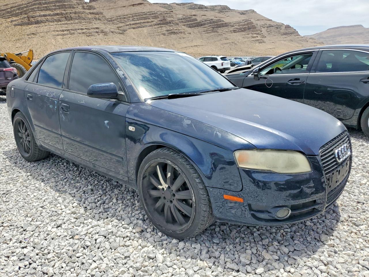 2007 Audi A4 2 Blue vin: WAUAF78E37A001270