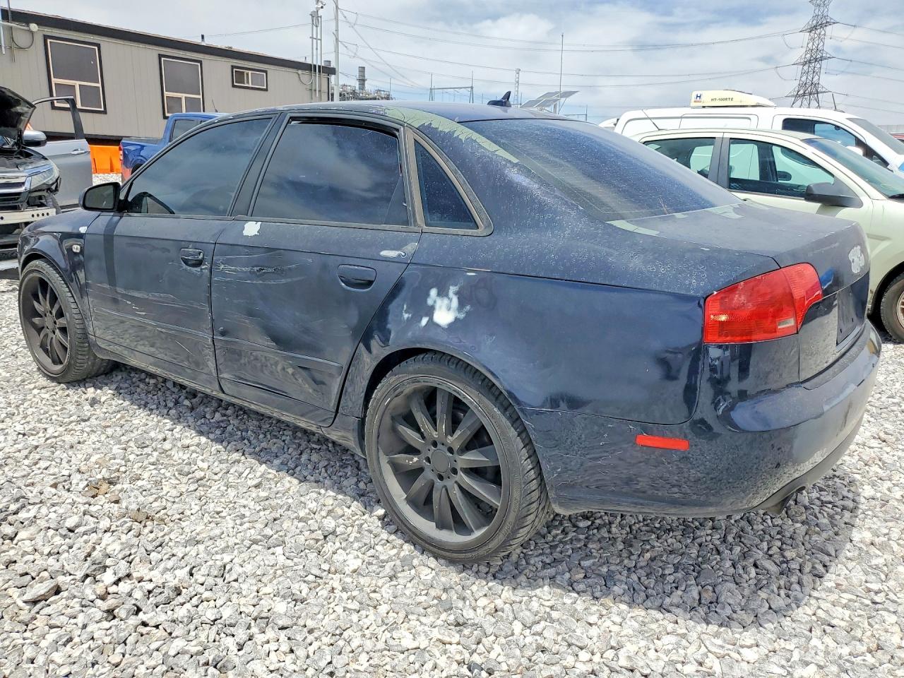 2007 Audi A4 2 Blue vin: WAUAF78E37A001270