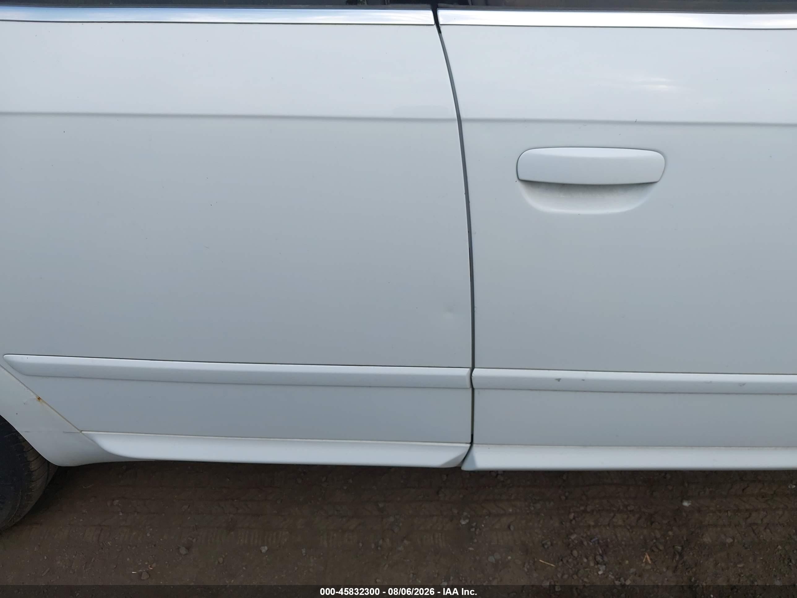 2008 Audi A4 2.0t White vin: WAUAF78E38A009340