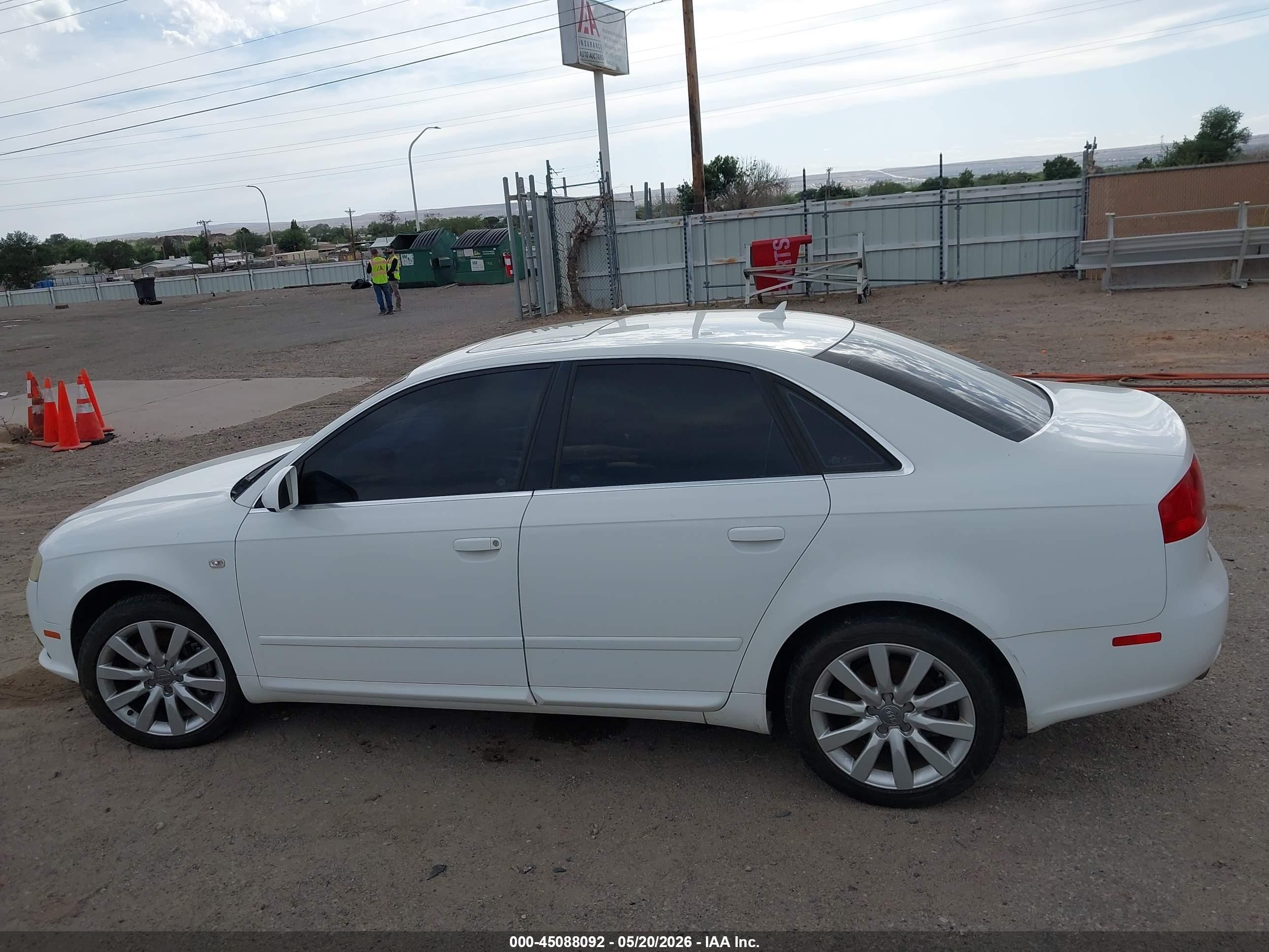 2008 Audi A4 2.0t/2.0t Special Edition White vin: WAUAF78E38A048168