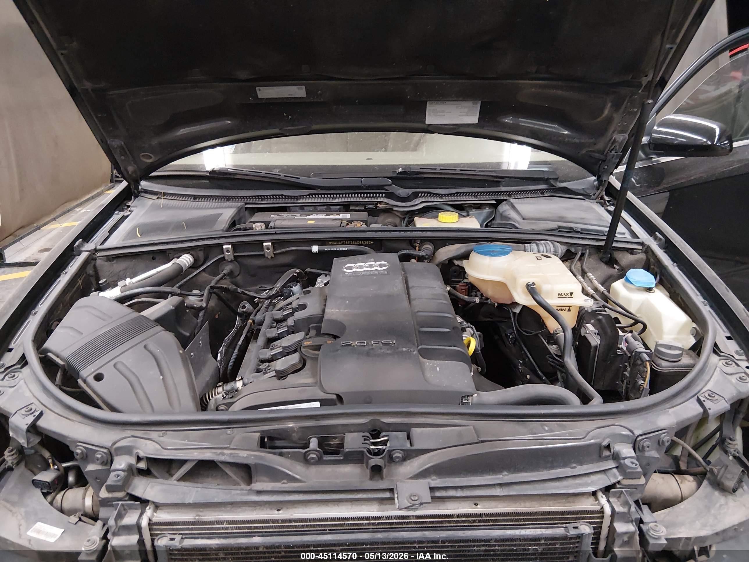 2008 Audi A4 2.0t Черный vin: WAUAF78E38A055363