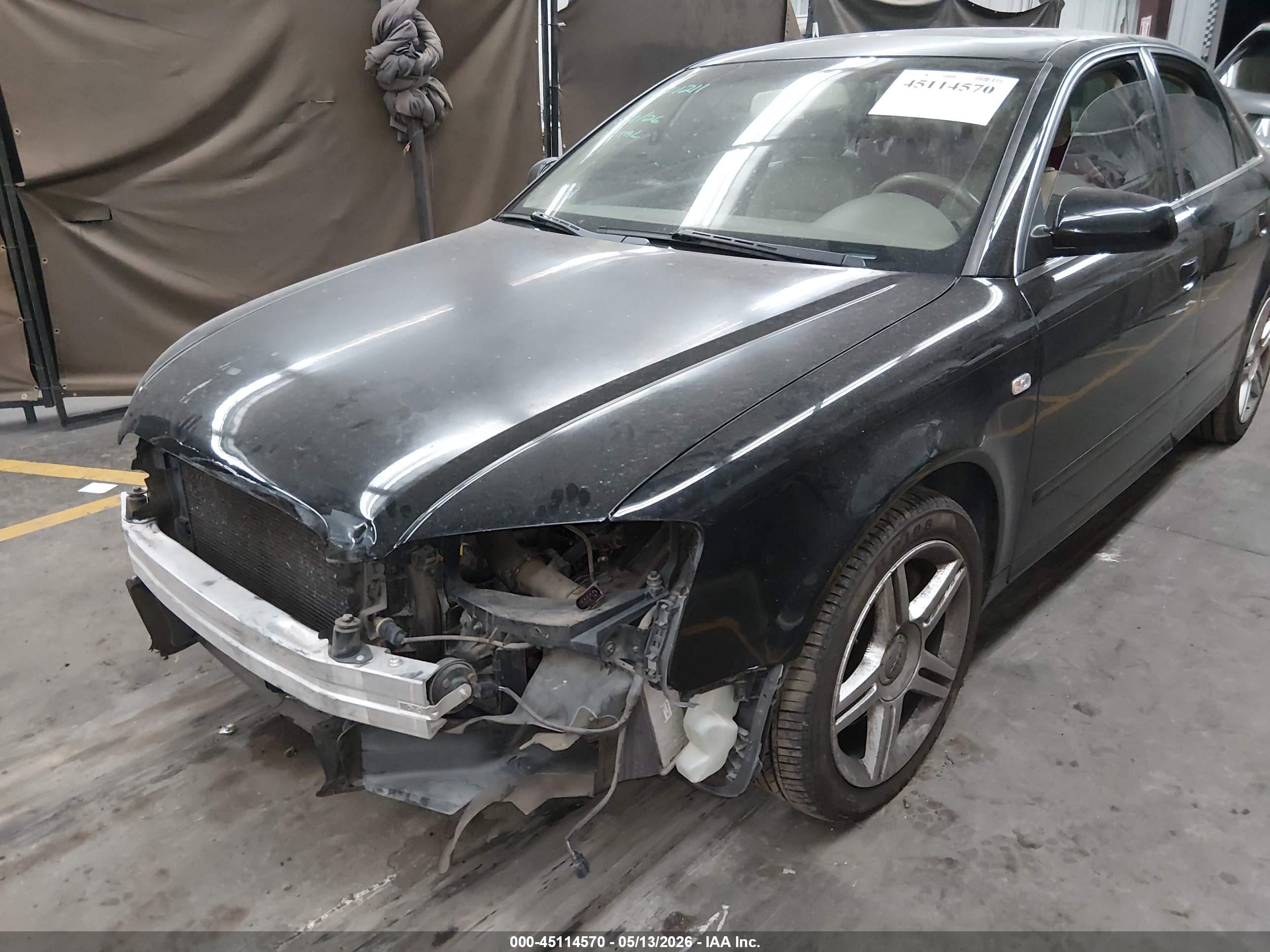 2008 Audi A4 2.0t Черный vin: WAUAF78E38A055363