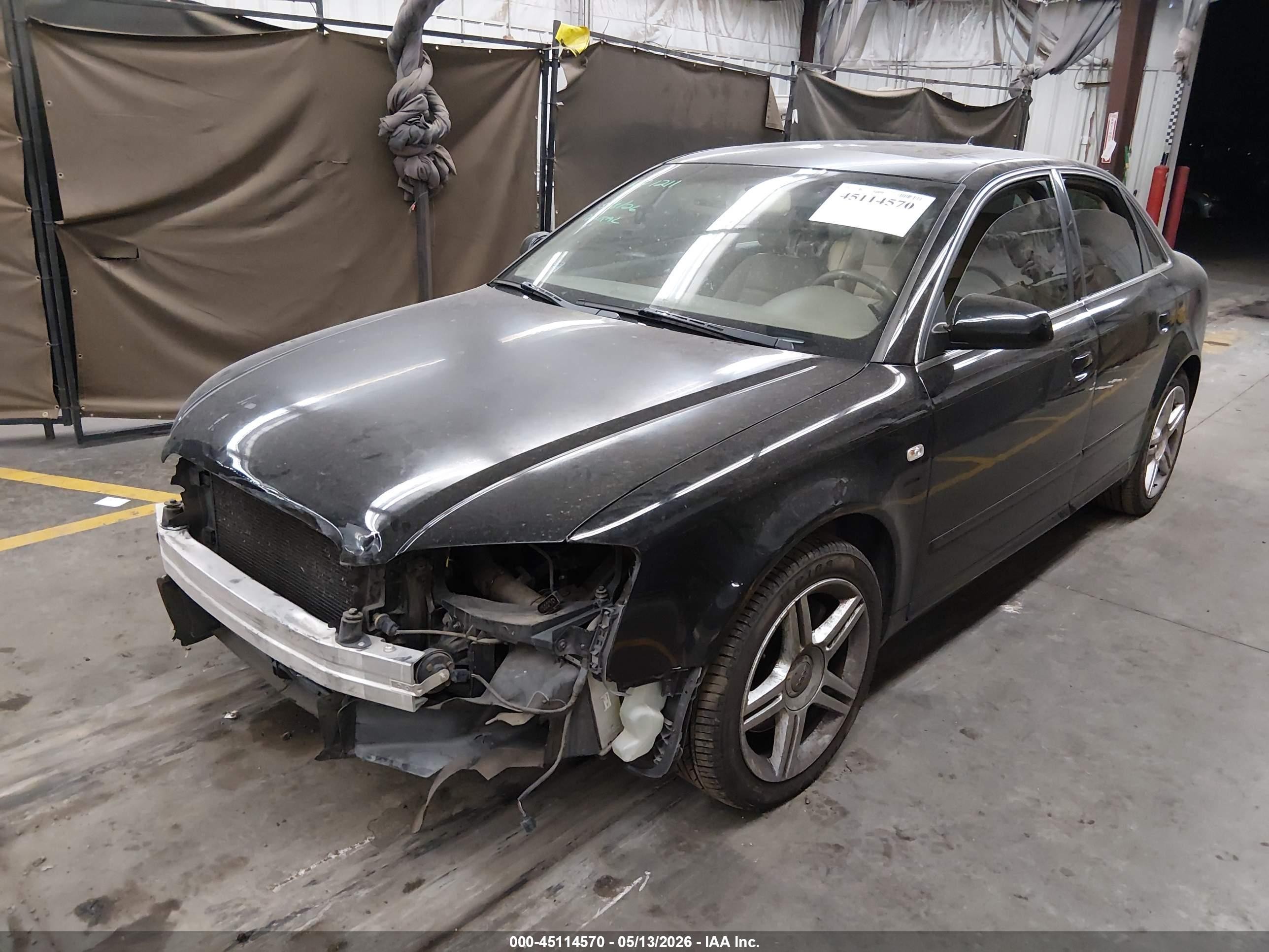 2008 Audi A4 2.0t Черный vin: WAUAF78E38A055363