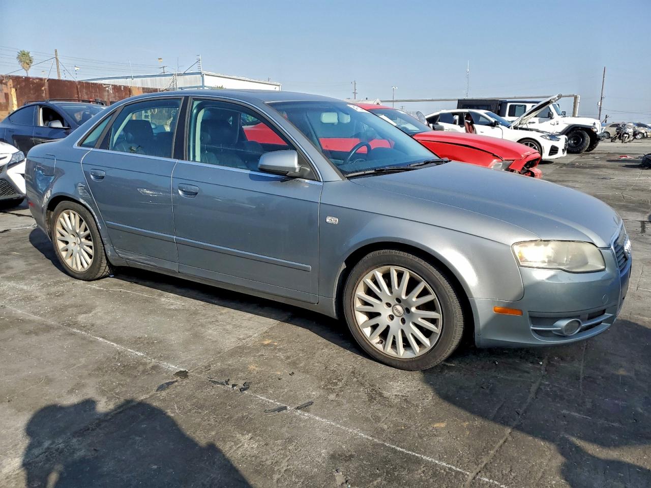 2006 Audi A4 2 Turbo Gray vin: WAUAF78E46A208099