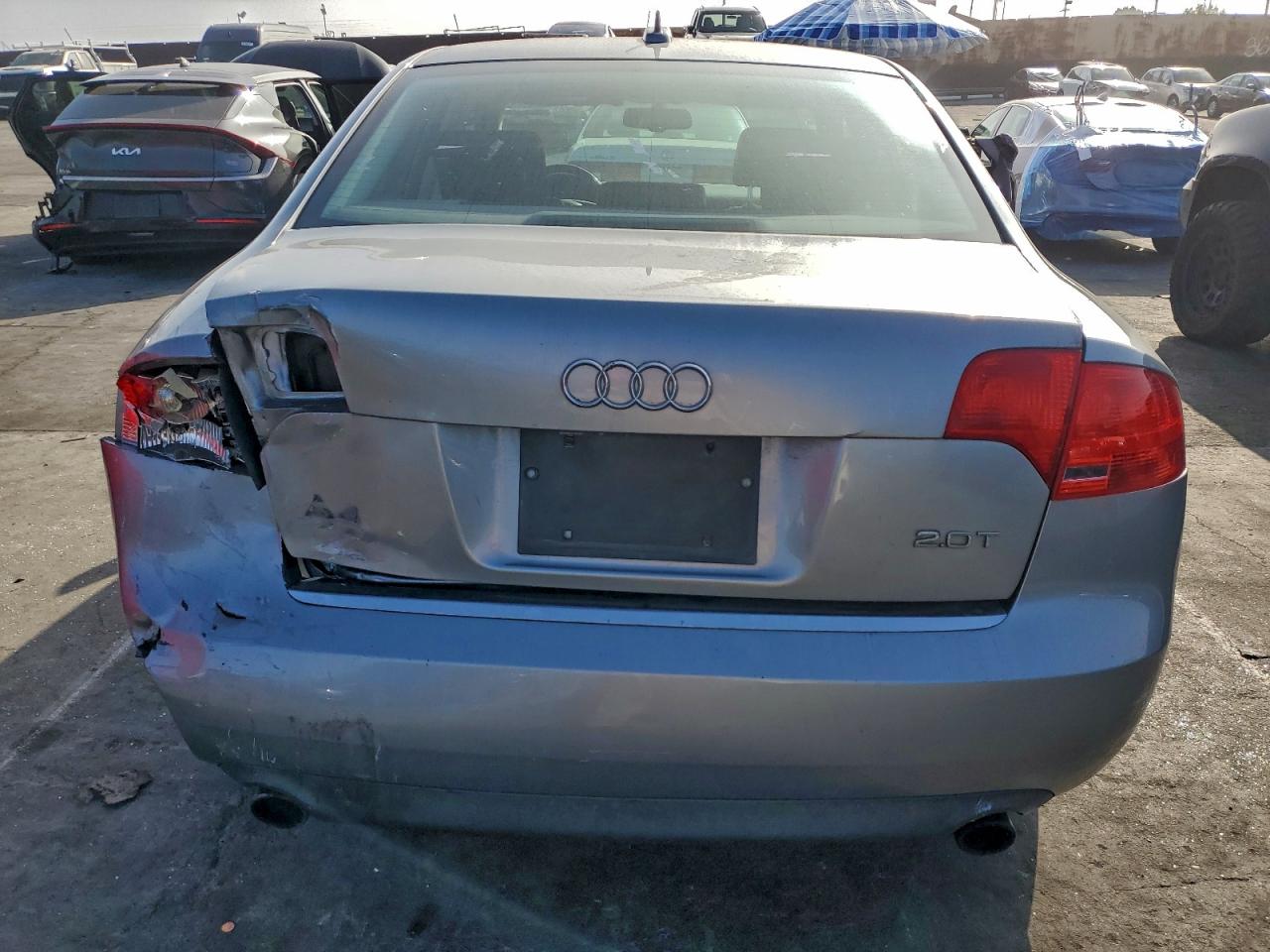 2006 Audi A4 2 Turbo Gray vin: WAUAF78E46A208099