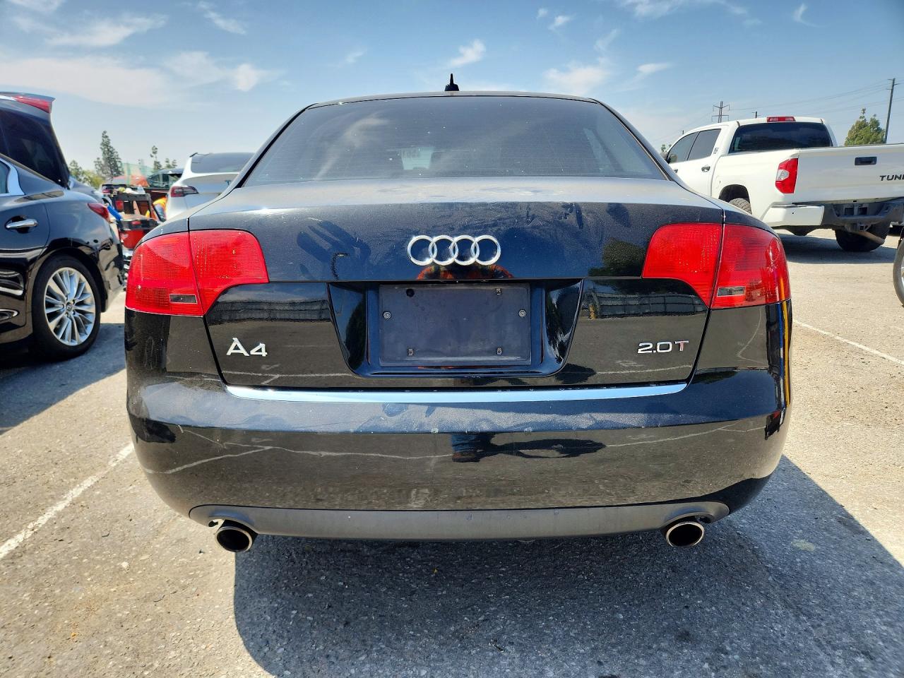 2007 Audi A4 2 Black vin: WAUAF78E47A016697
