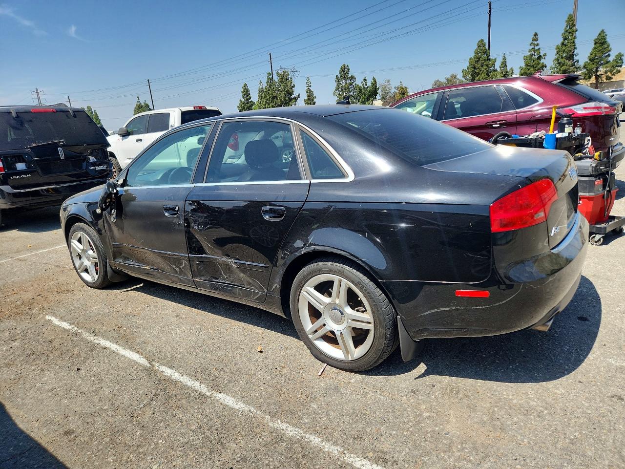 2007 Audi A4 2 Black vin: WAUAF78E47A016697