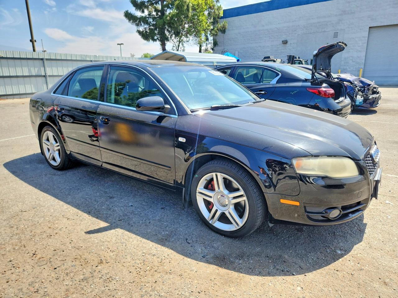 2007 Audi A4 2 Black vin: WAUAF78E47A016697